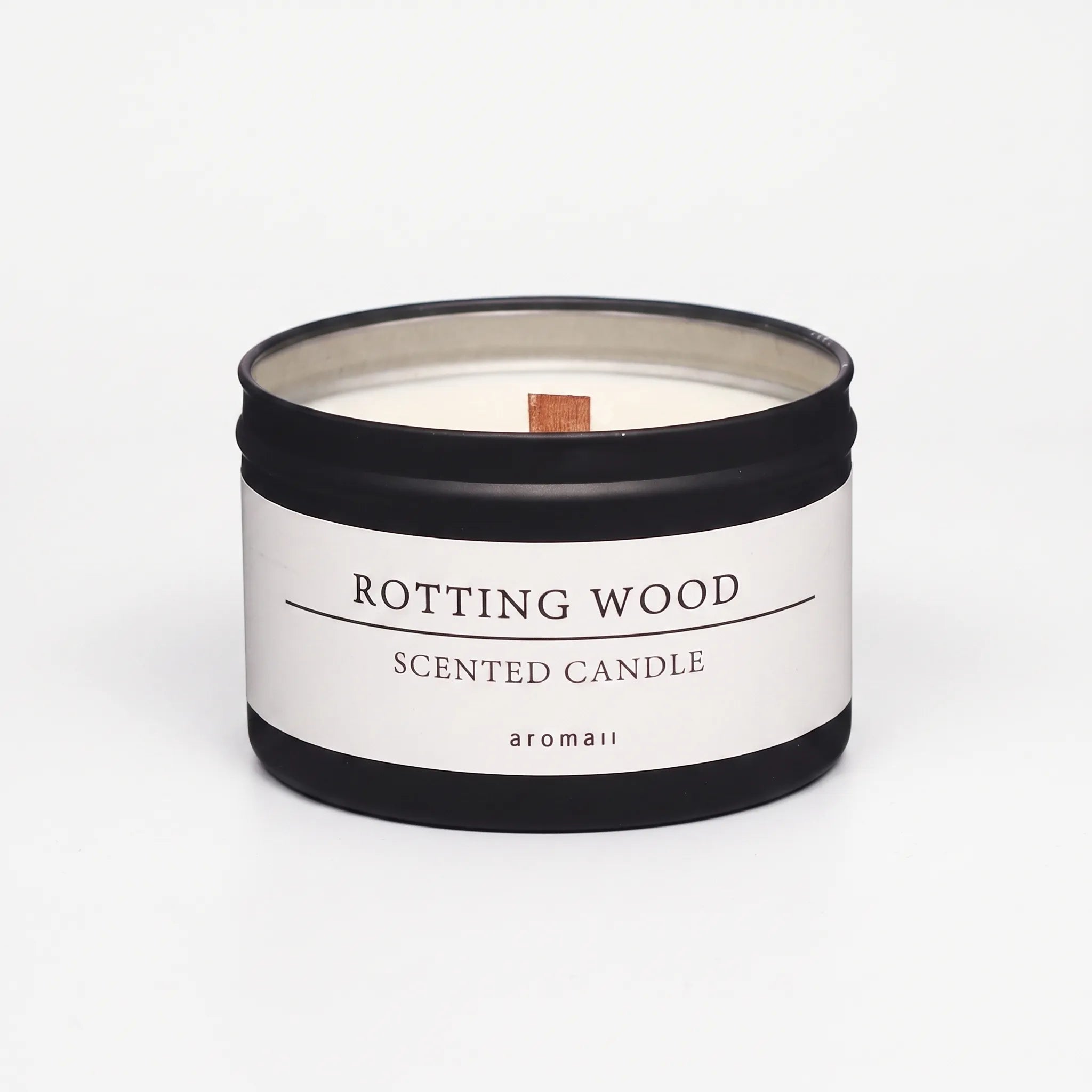 Nordspur | AromaDusk Minimalist Dark Cylindrical Room Fragrance Candle