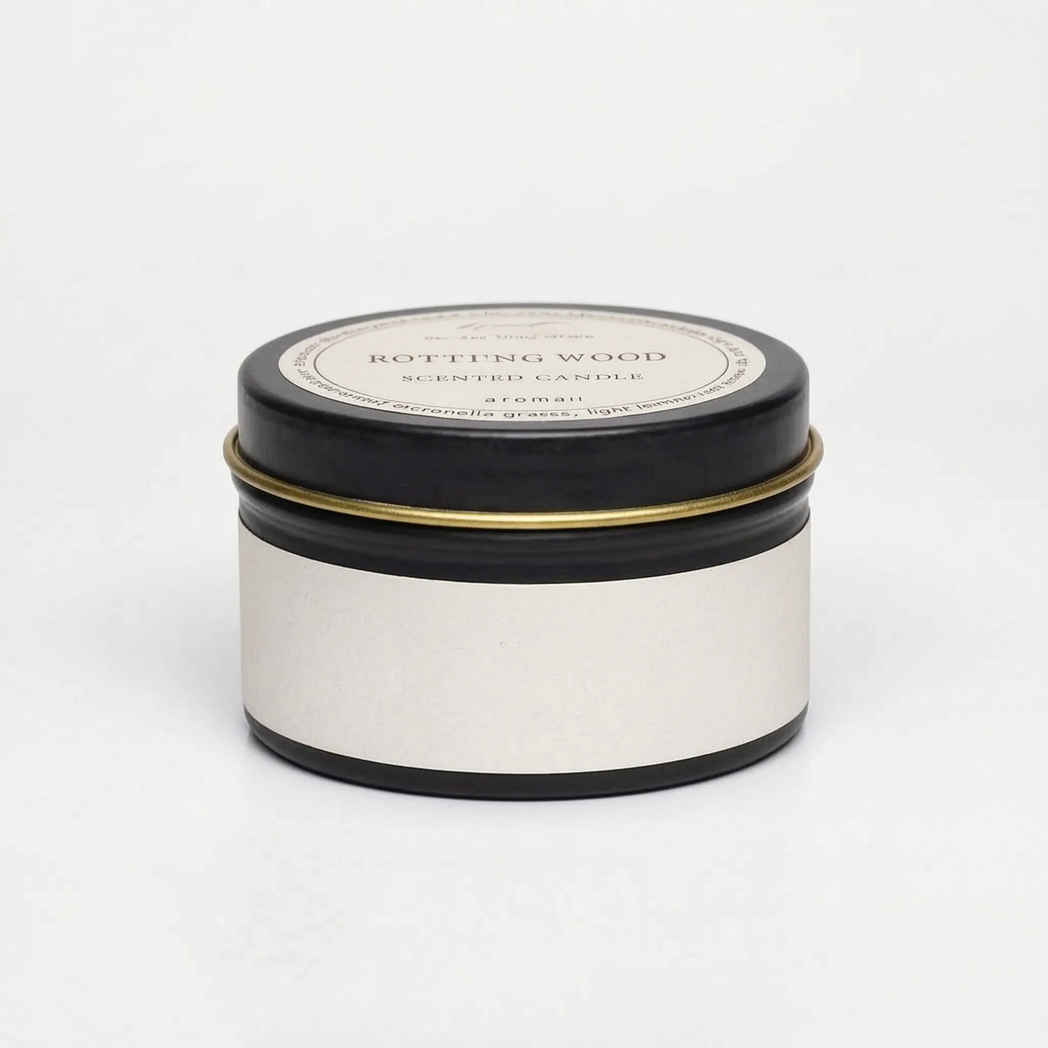 Nordspur | AromaDusk Minimalist Dark Cylindrical Room Fragrance Candle