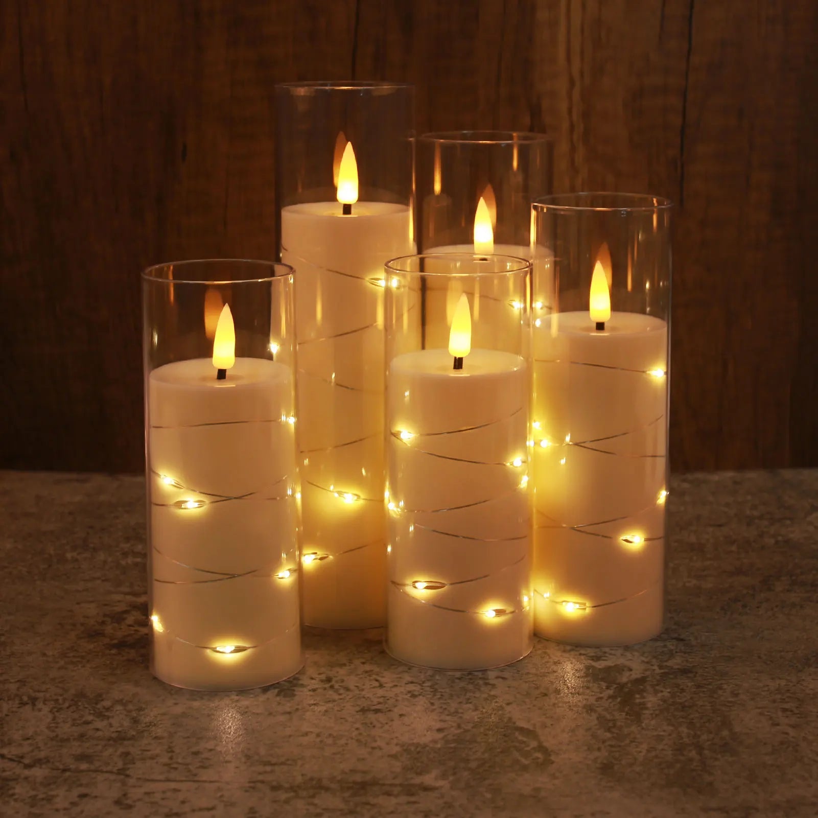 Nordspur | Astris Flameless Pillar Candle Set