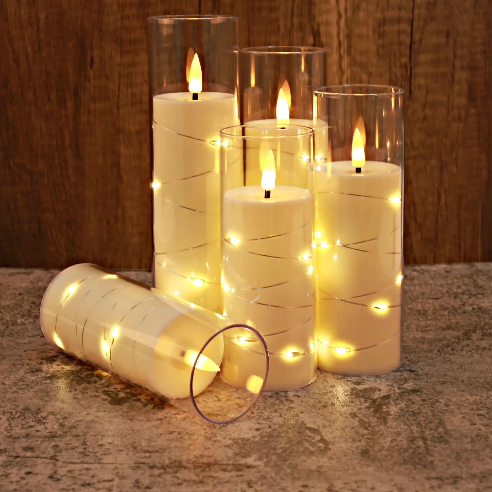 Nordspur | Astris Flameless Pillar Candle Set