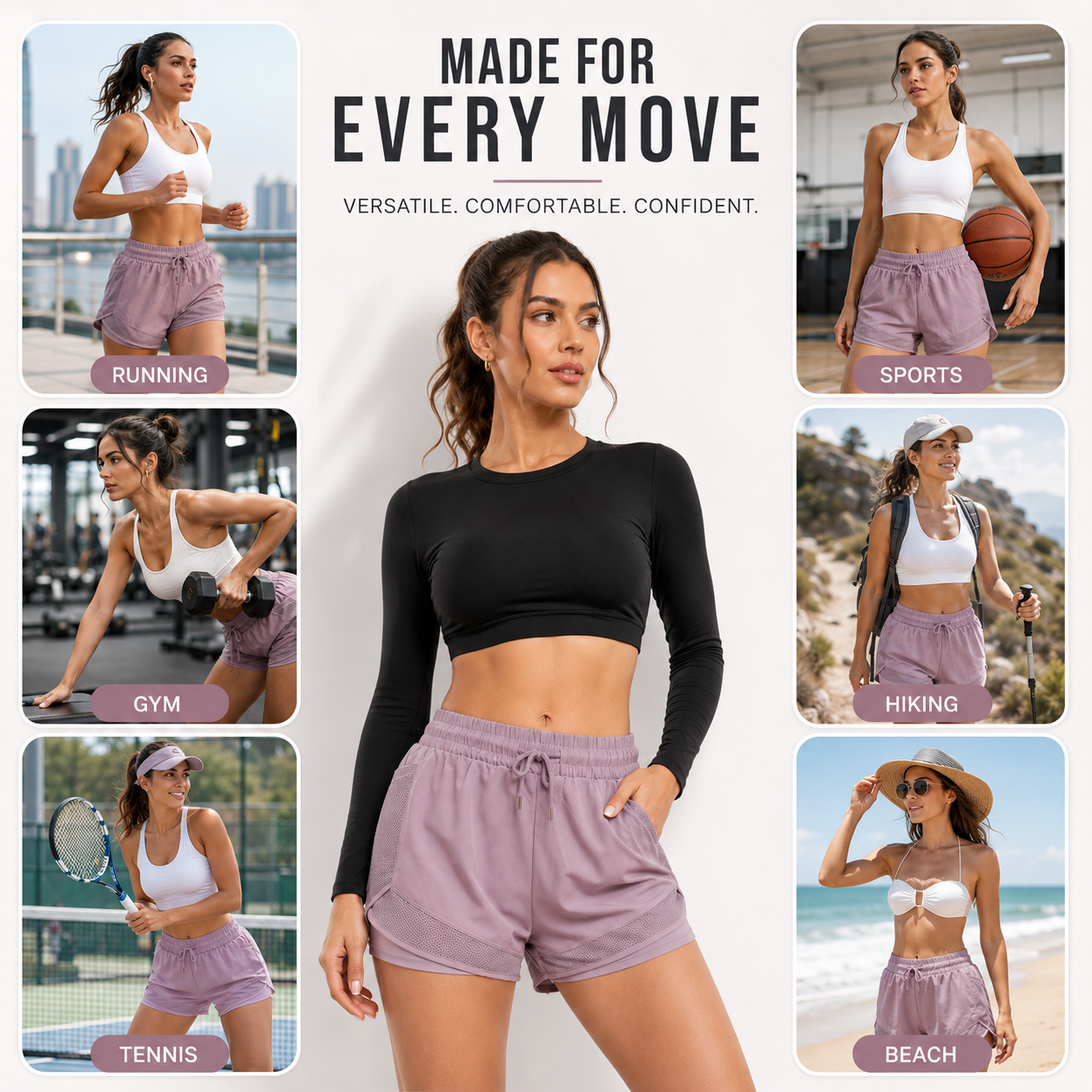 Nordspur | Athlenza Two Layer Workout Shorts