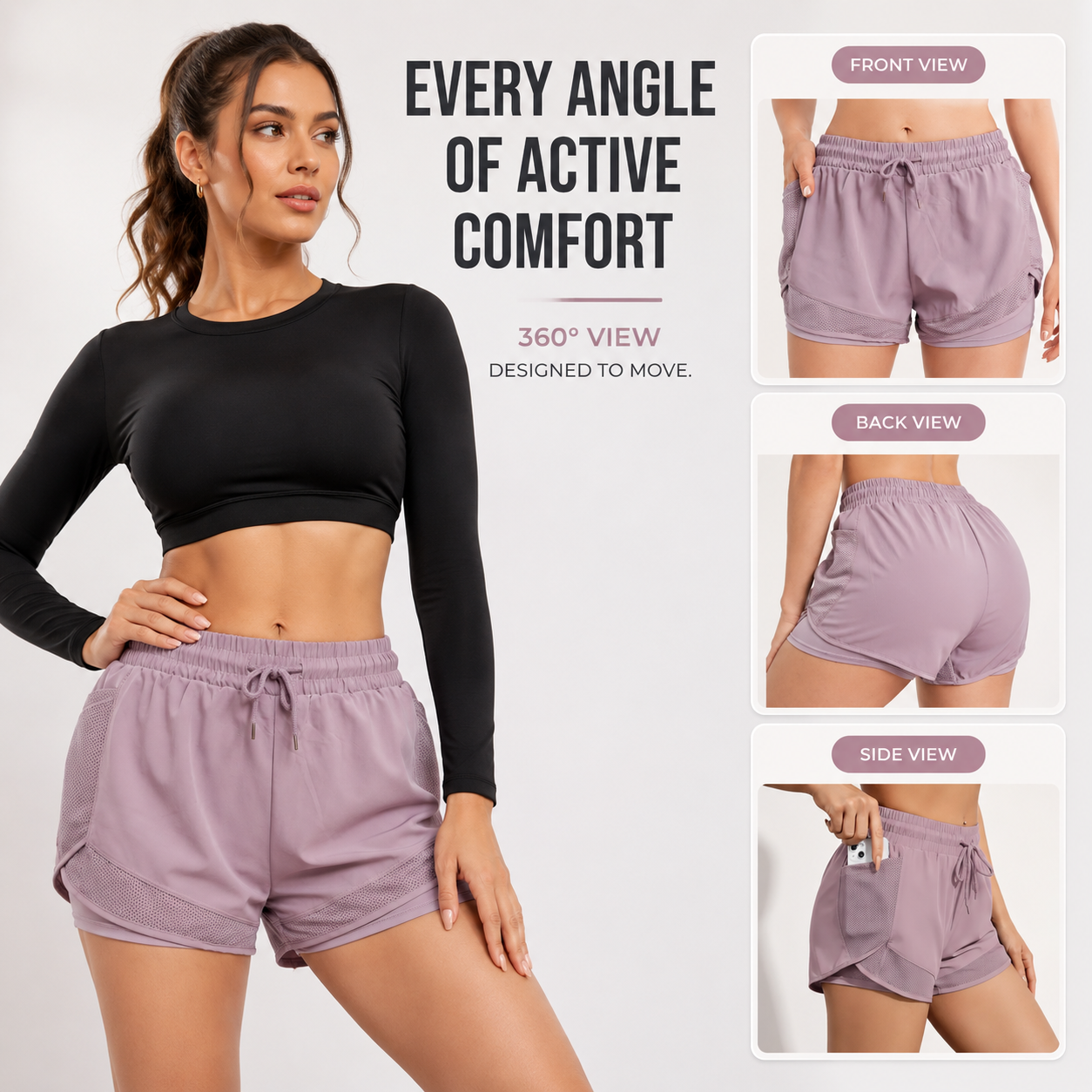 Nordspur | Athlenza Two Layer Workout Shorts
