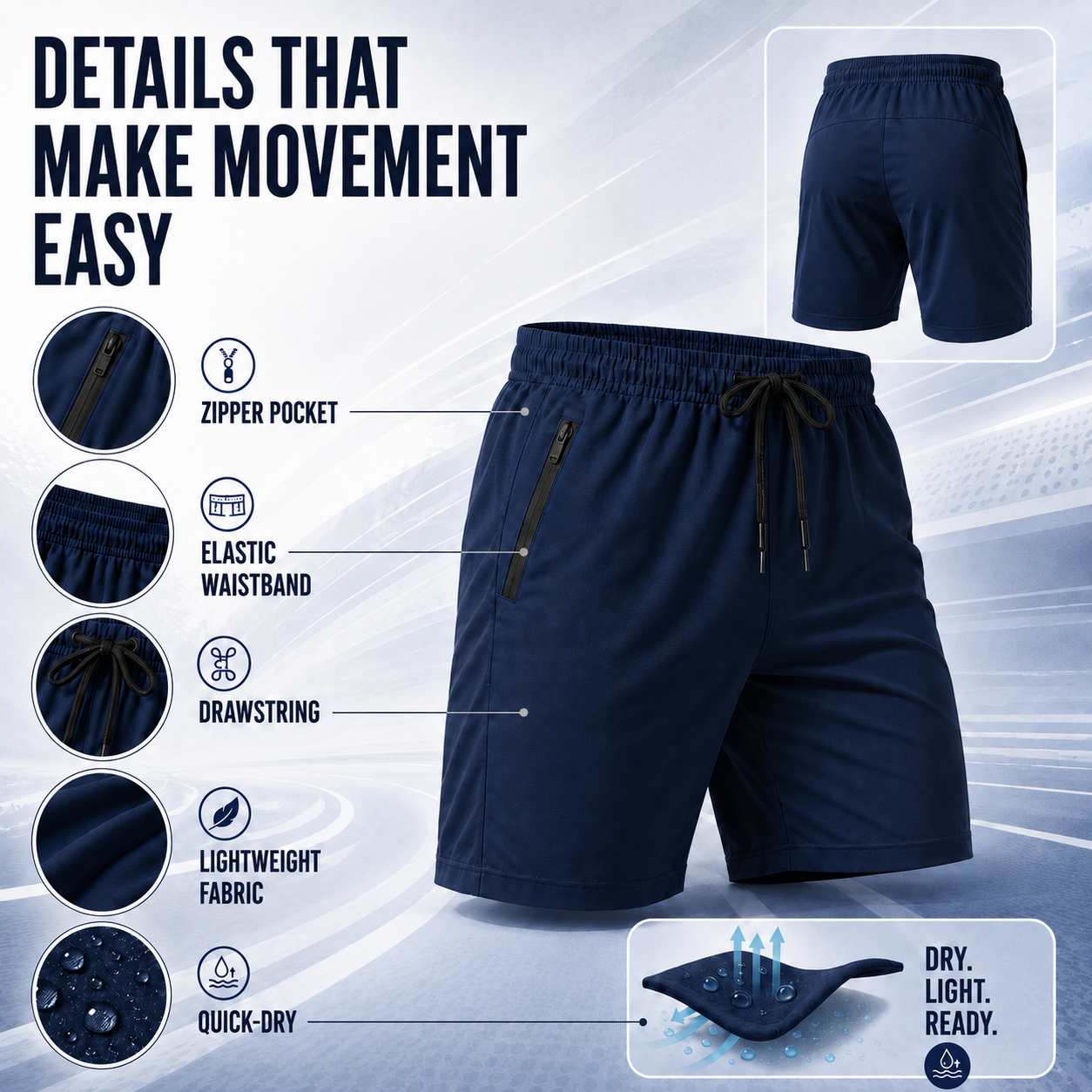 Nordspur | Athliso Men Active Shorts