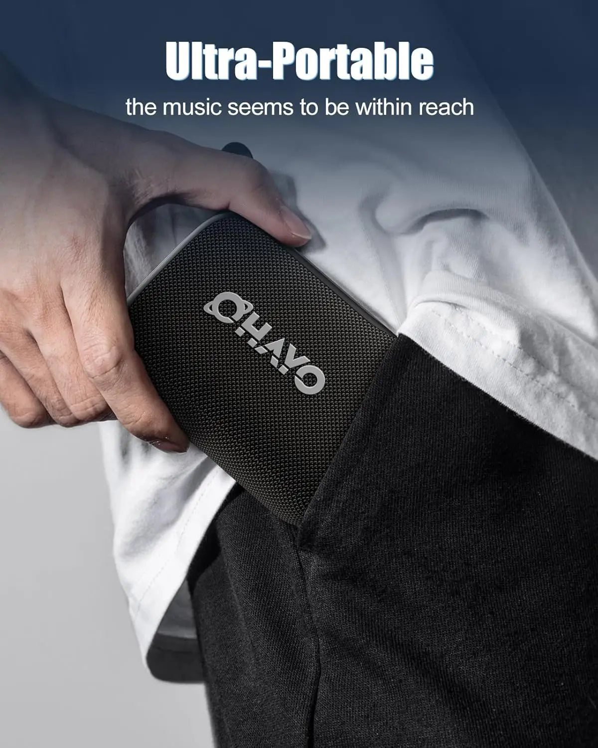 Nordspur | AudioGlow Compact Waterproof Portable Bluetooth Speaker