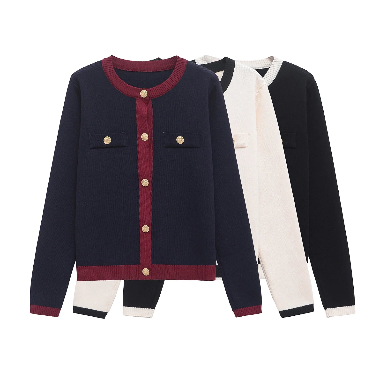 Nordspur | Aurelanne Long Sleeve Round Neck Cardigan