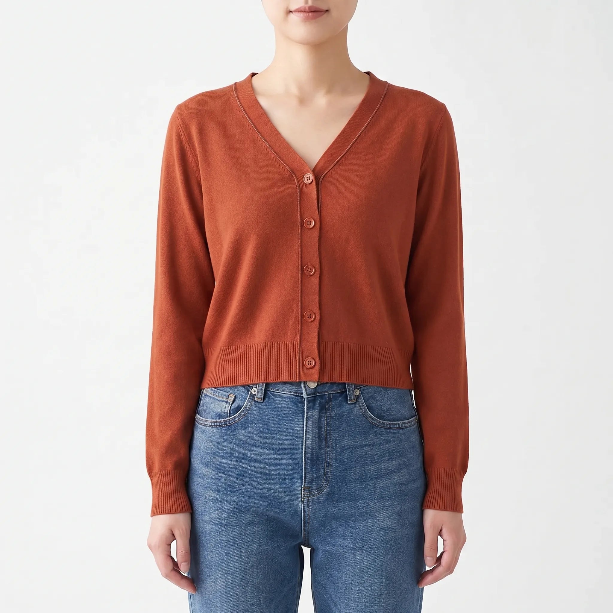 Nordspur | Aurelia Cropped V-Neck Cardigan