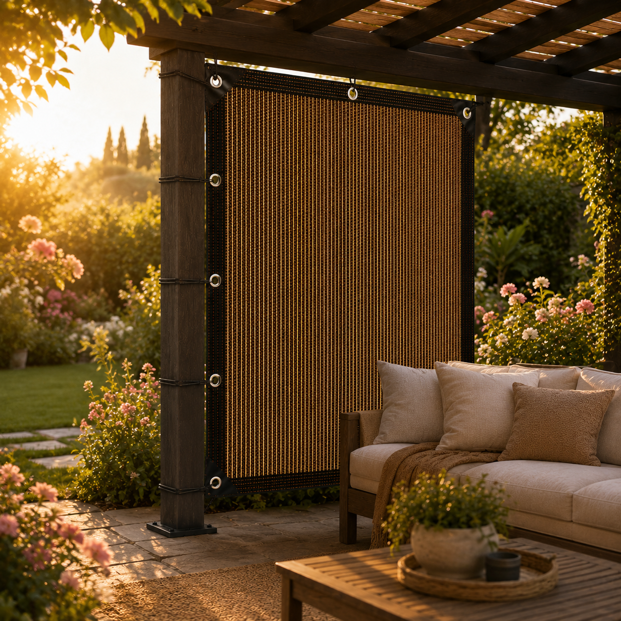 Nordspur | Aurevo Garden Privacy Screen | Patio Side Panel, No Drilling