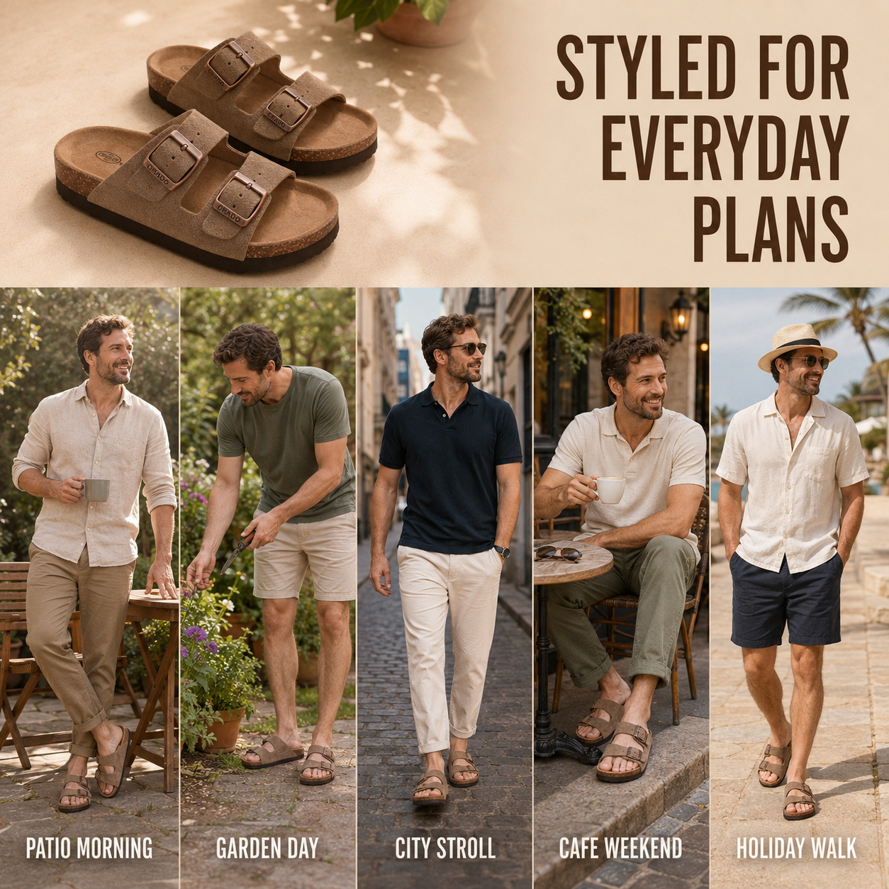 Nordspur | Aurisol Two-Strap Slip-On Sandals