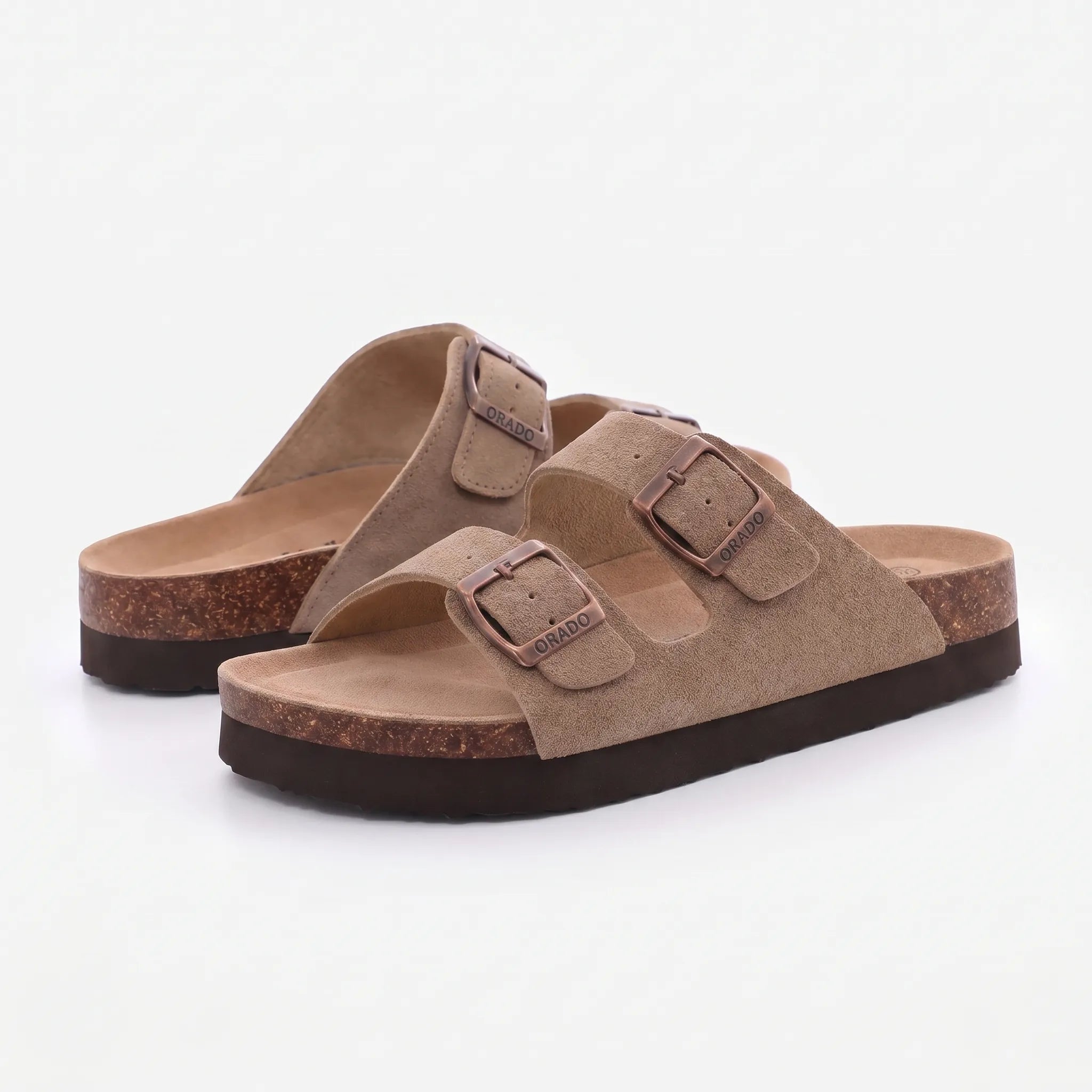 Nordspur | Aurisol Two-Strap Slip-On Sandals