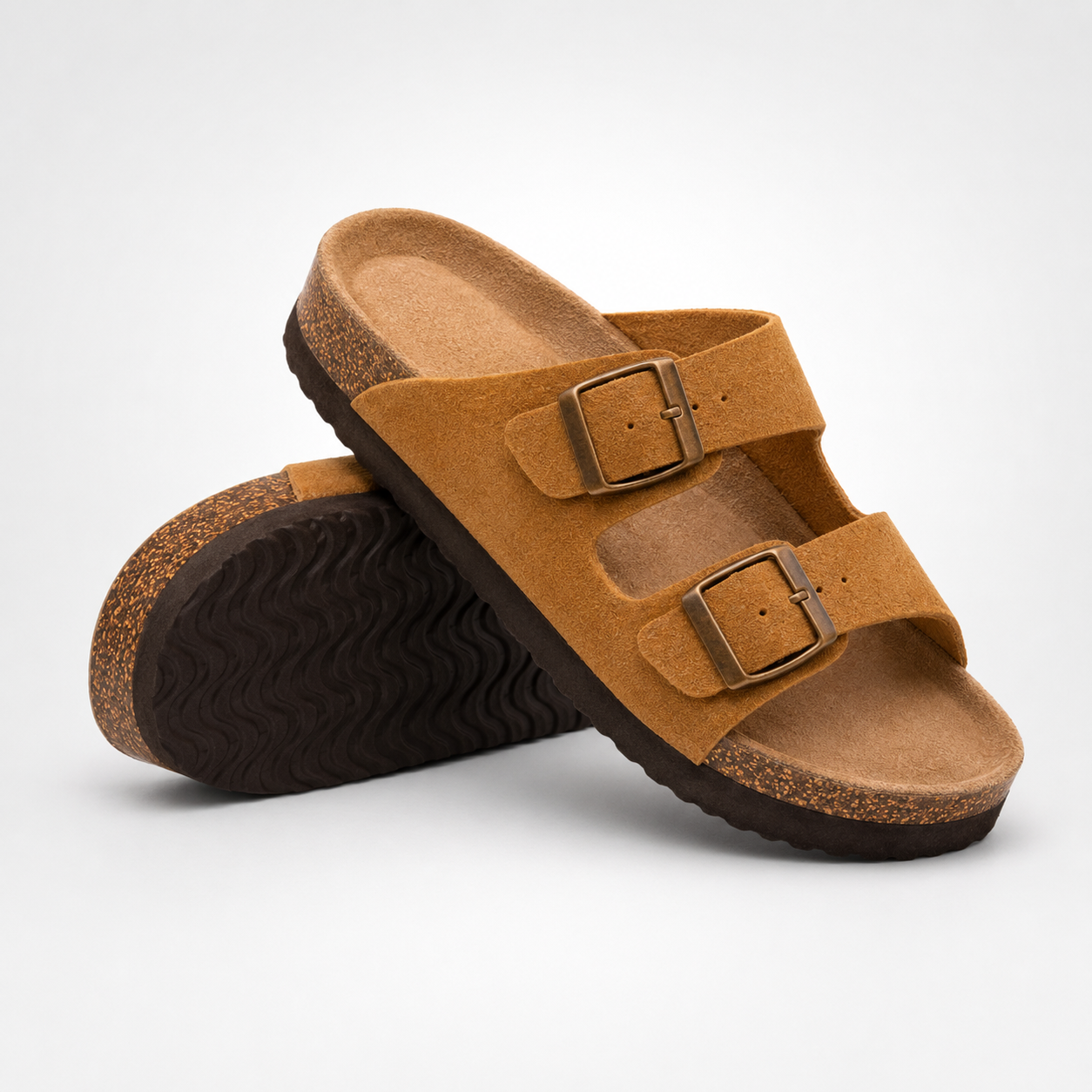 Nordspur | Aurisol Two-Strap Slip-On Sandals
