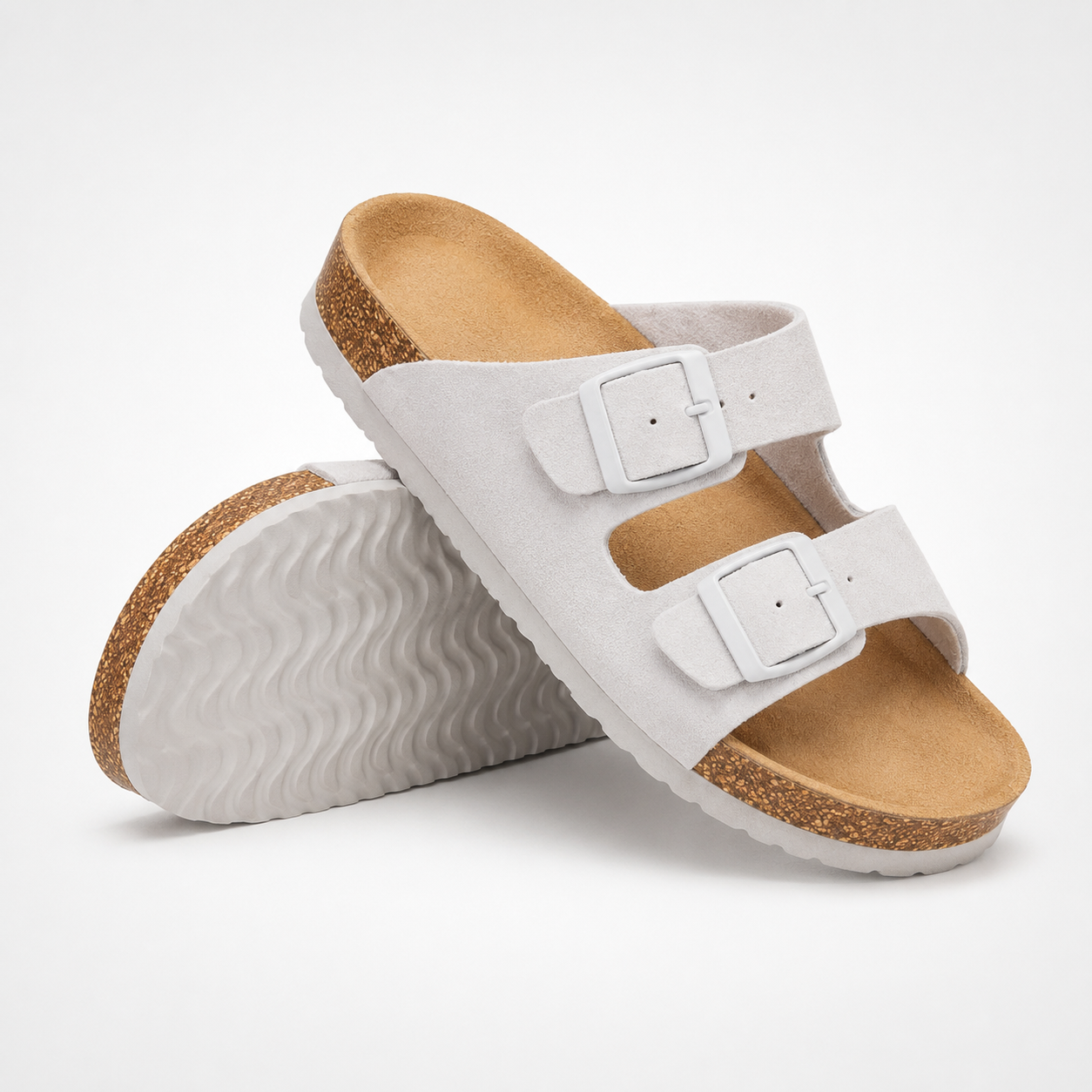 Nordspur | Aurisol Two-Strap Slip-On Sandals