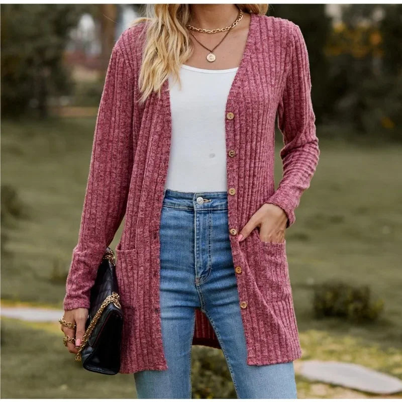Nordspur | Avelin Longline Ribbed Cardigan