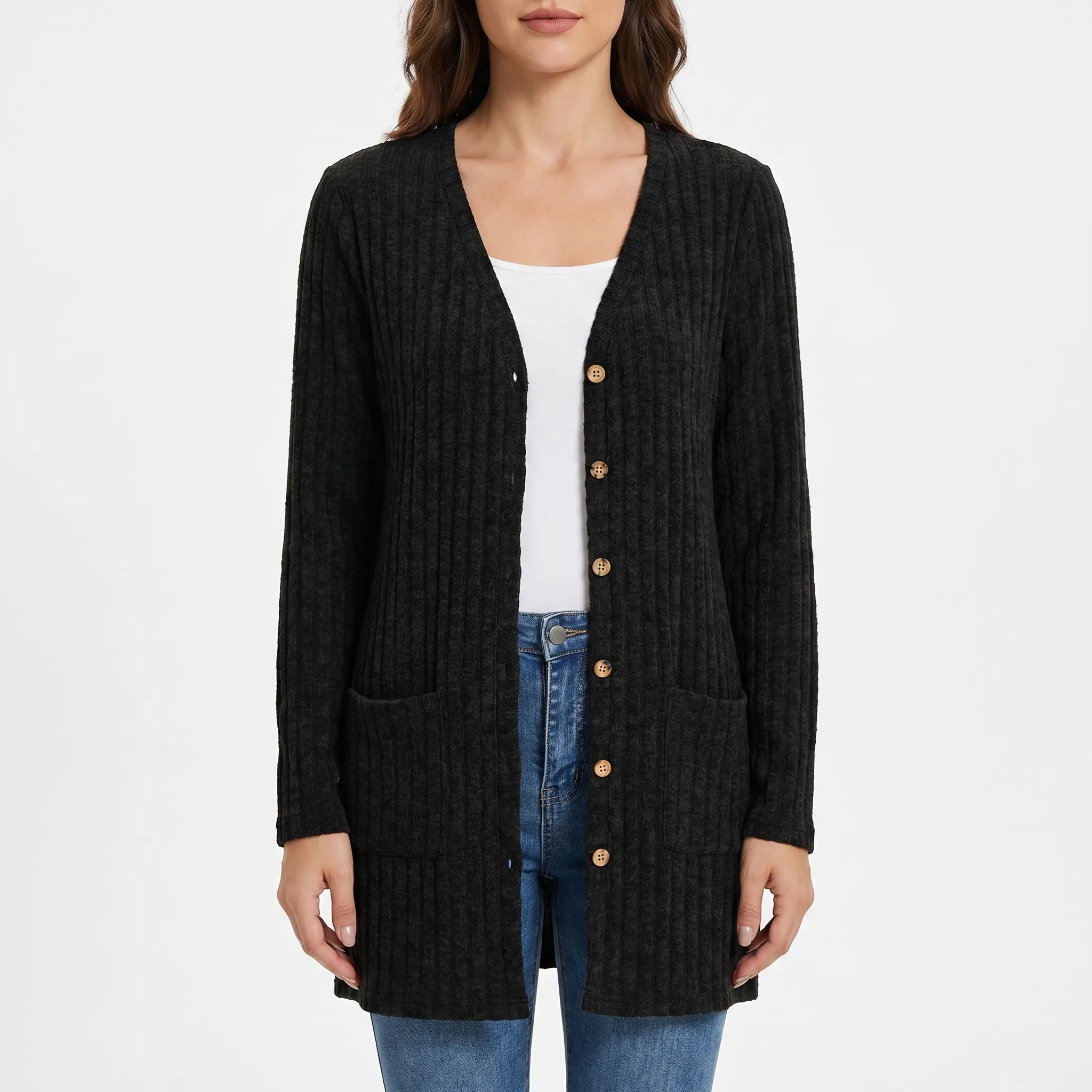 Nordspur | Avelin Longline Ribbed Cardigan