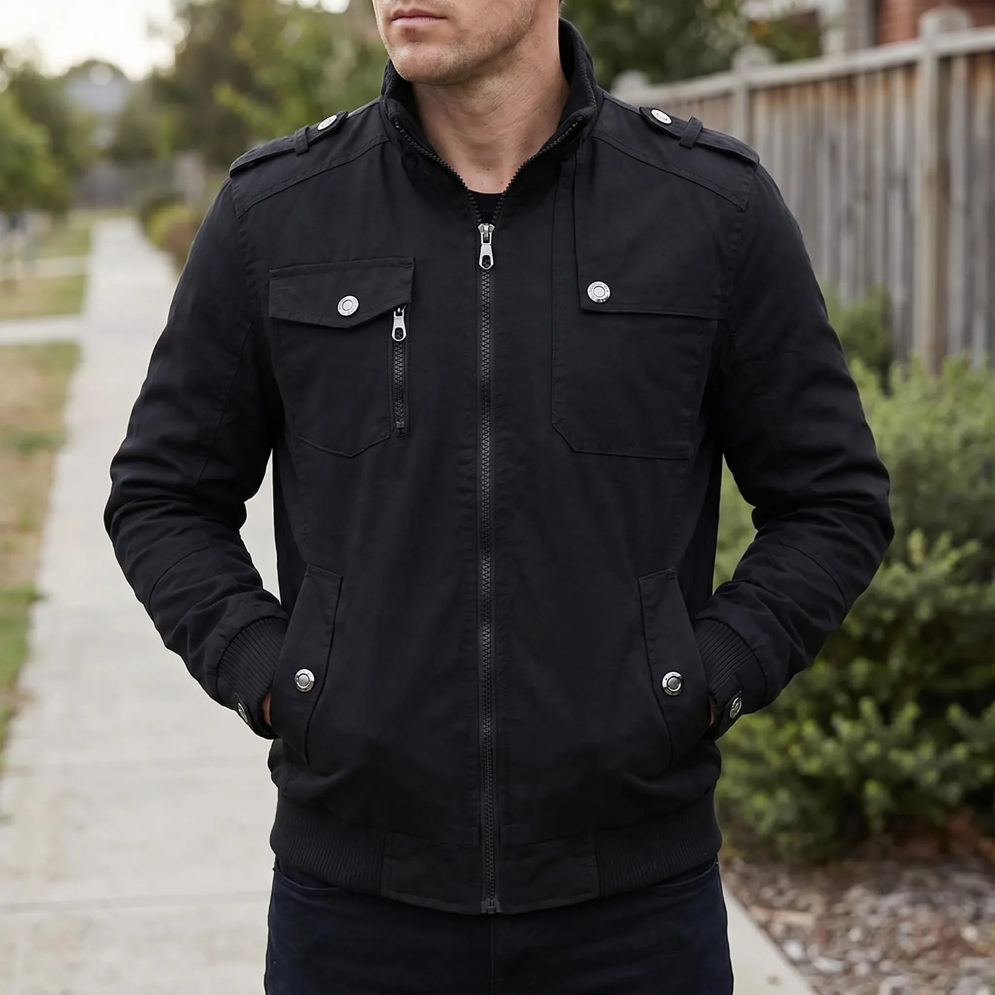 Nordspur | Aversen Men's Casual Bomber Jacket