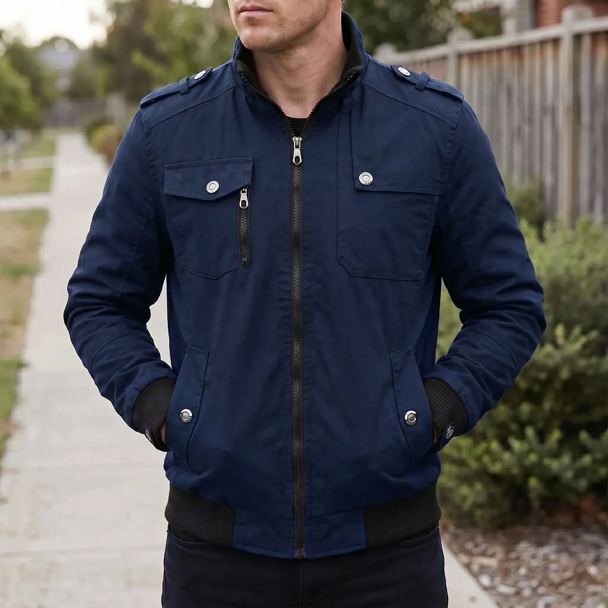 Nordspur | Aversen Men's Casual Bomber Jacket