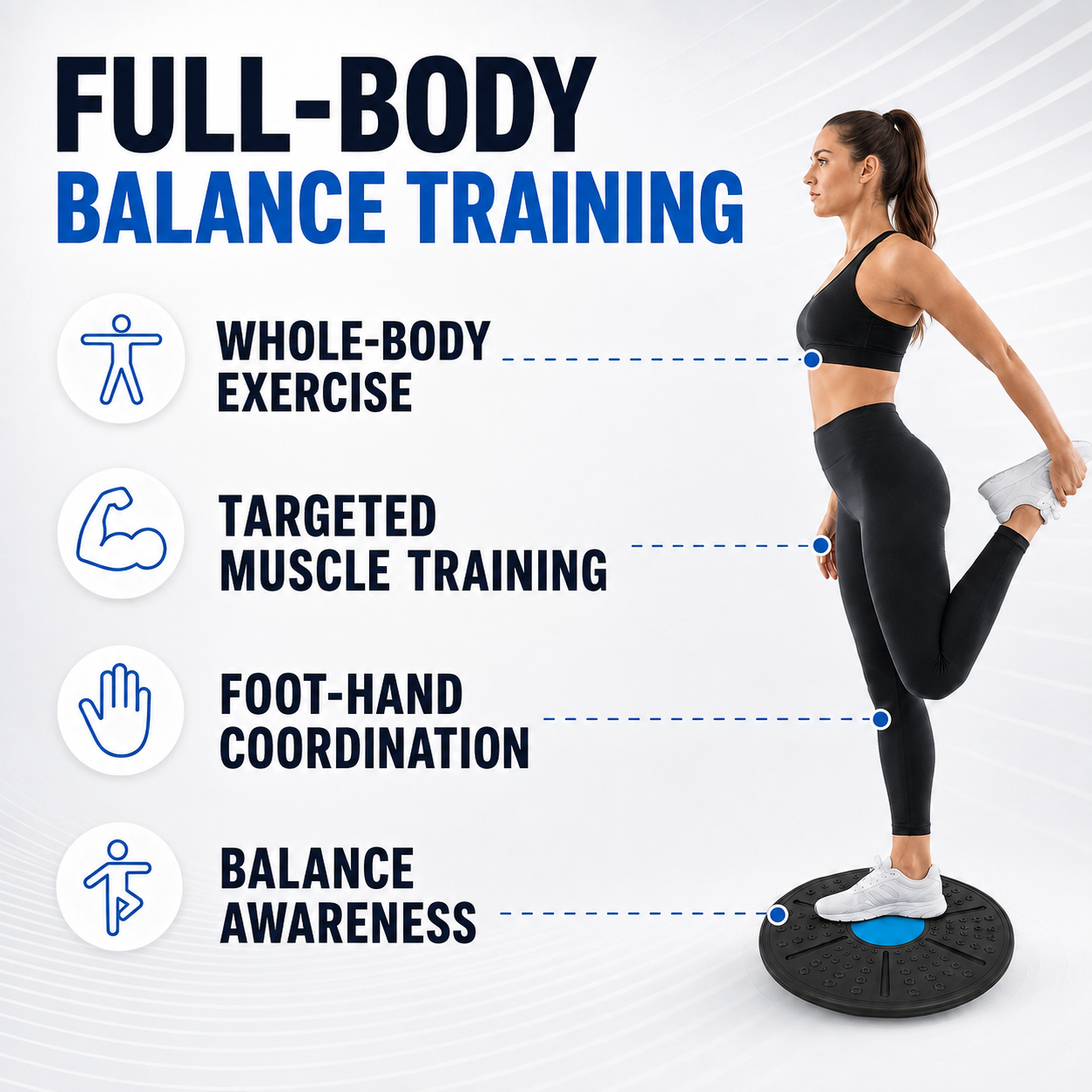 Nordspur | Balansphere Round Rubber Balance Board