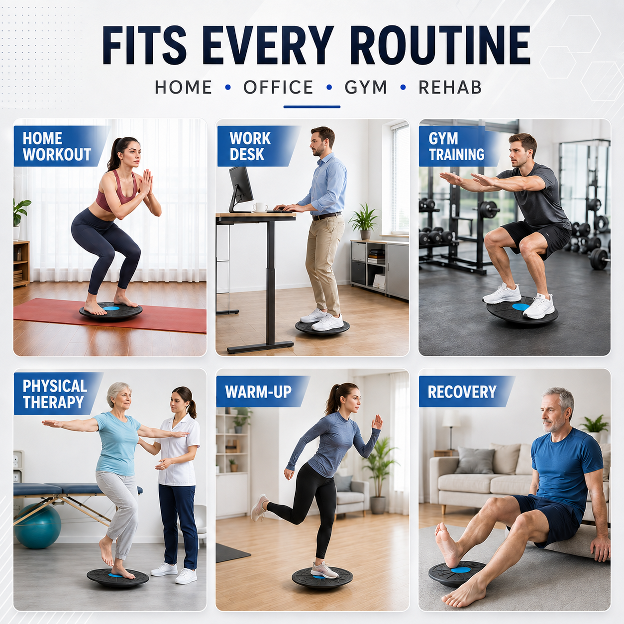 Nordspur | Balansphere Round Rubber Balance Board