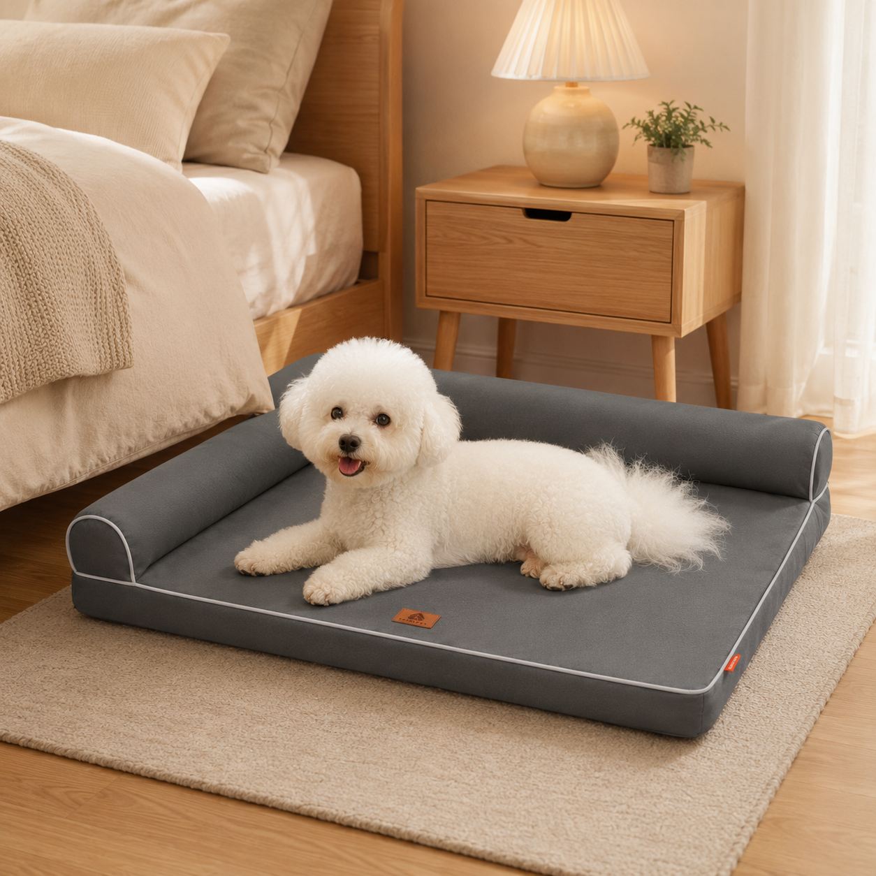 Nordspur | Barkrest L-Shaped Orthopedic Dog Sofa Bed