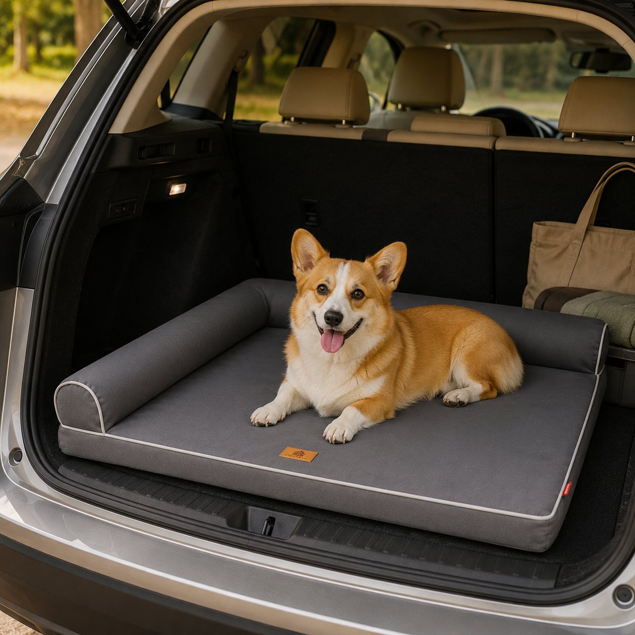 Nordspur | Barkrest L-Shaped Orthopedic Dog Sofa Bed