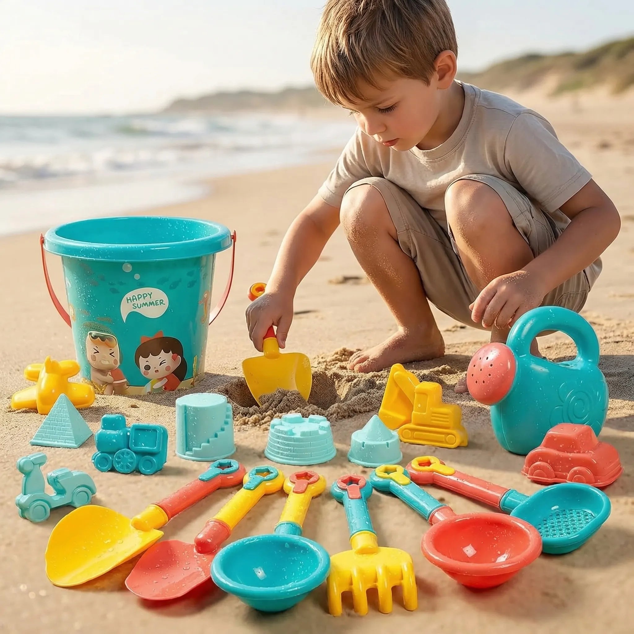 Nordspur | Beachivo 18-Piece Outdoor Beach Sand Play Set