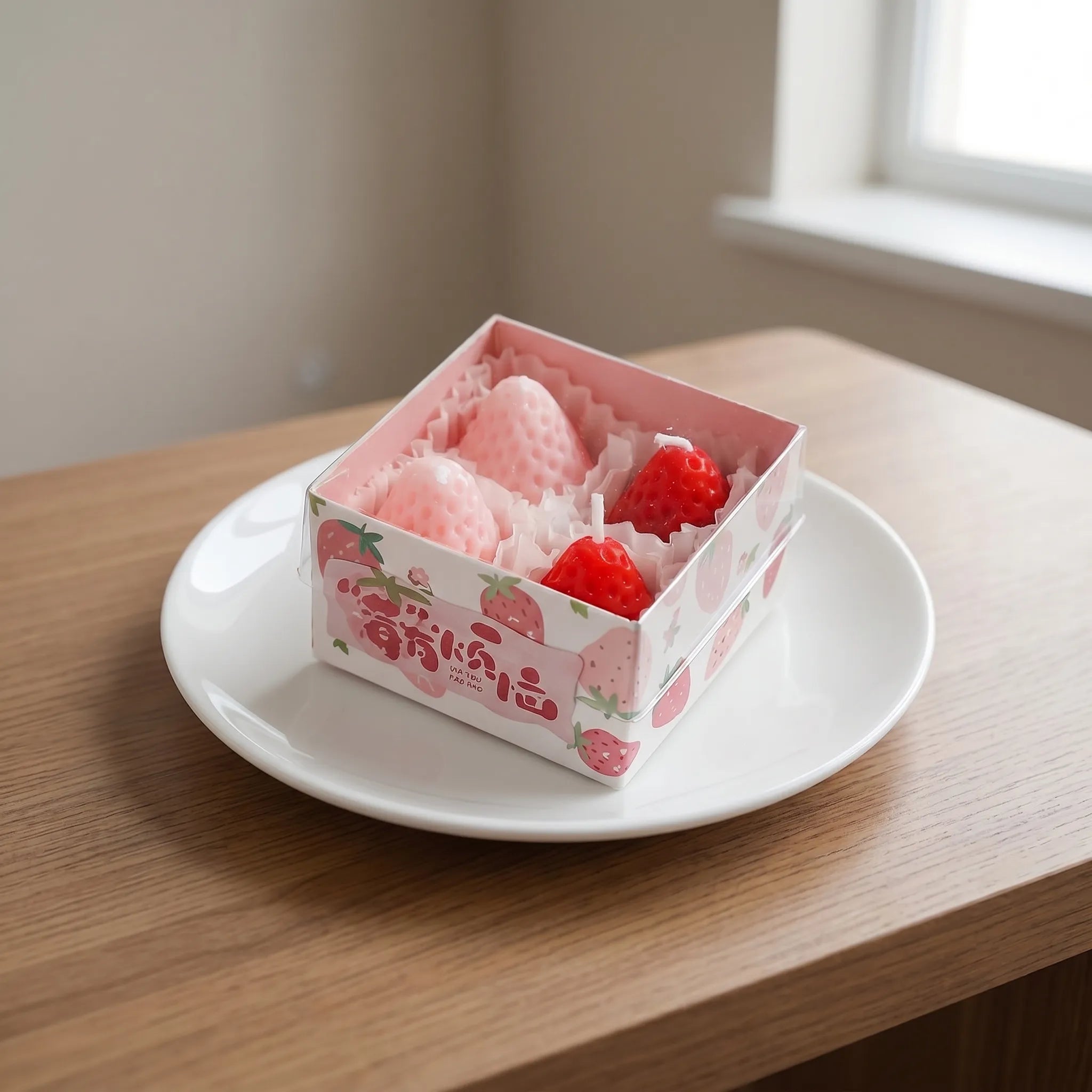 Nordspur | Berrina Miniature Strawberry Shaped Candles