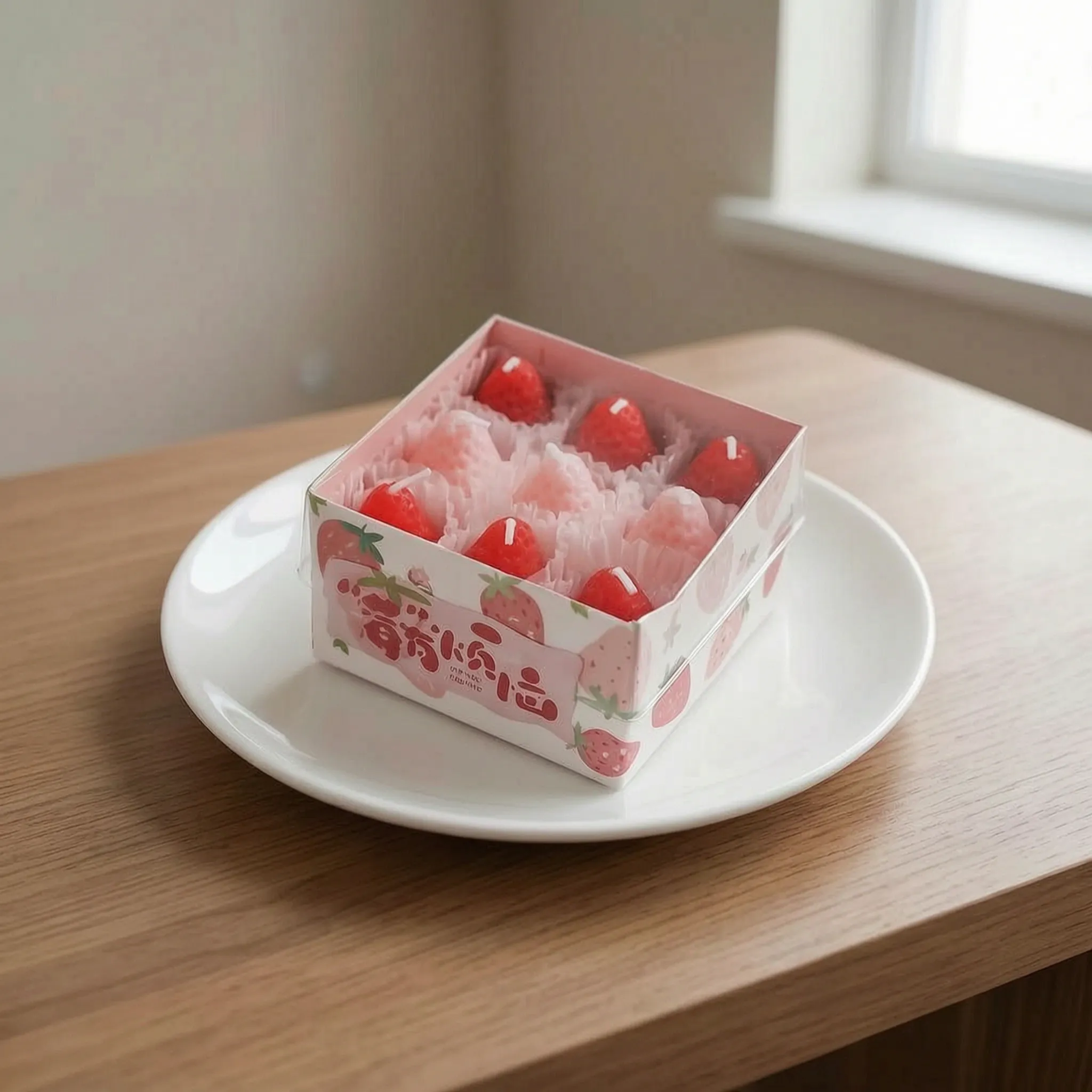 Nordspur | Berrina Miniature Strawberry Shaped Candles