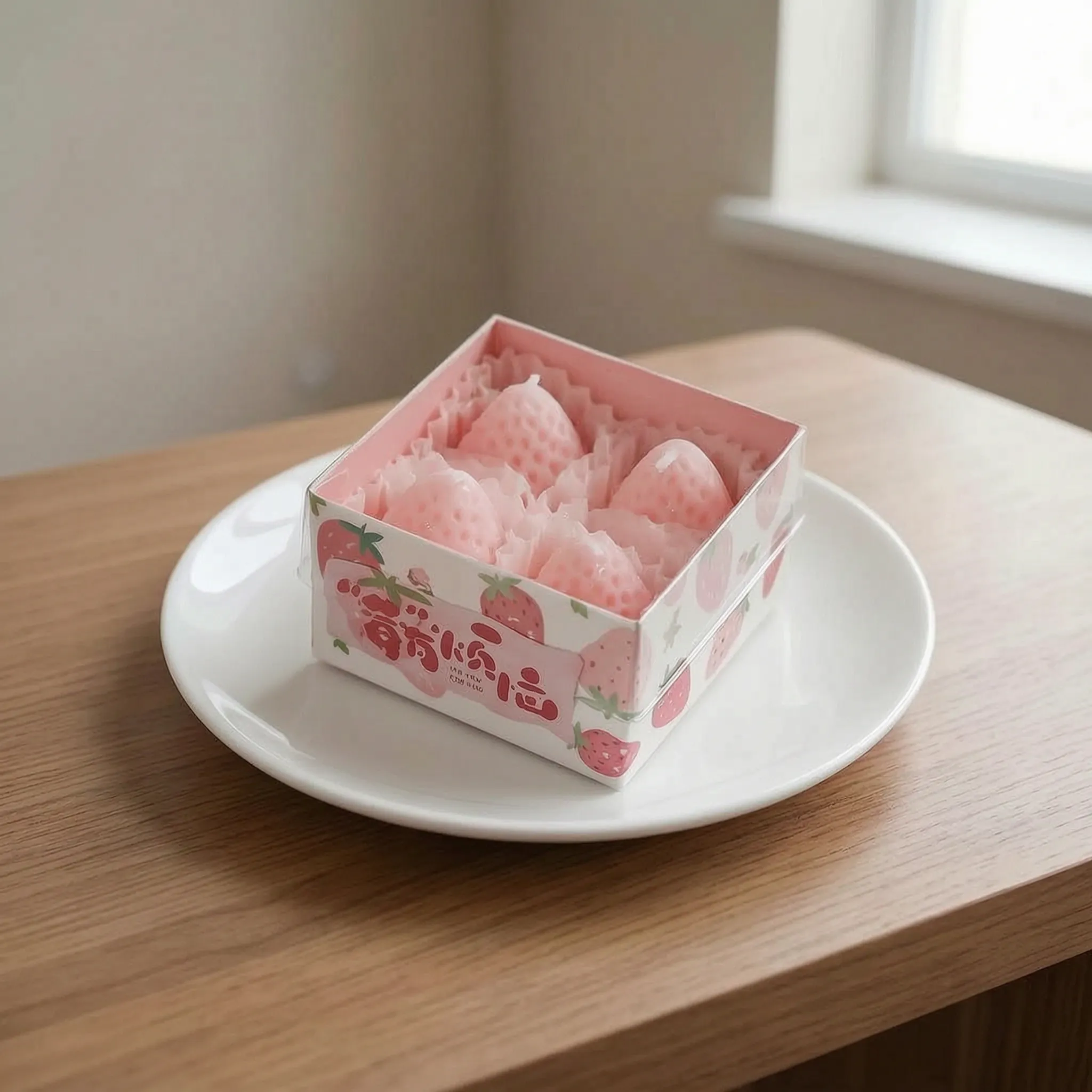 Nordspur | Berrina Miniature Strawberry Shaped Candles