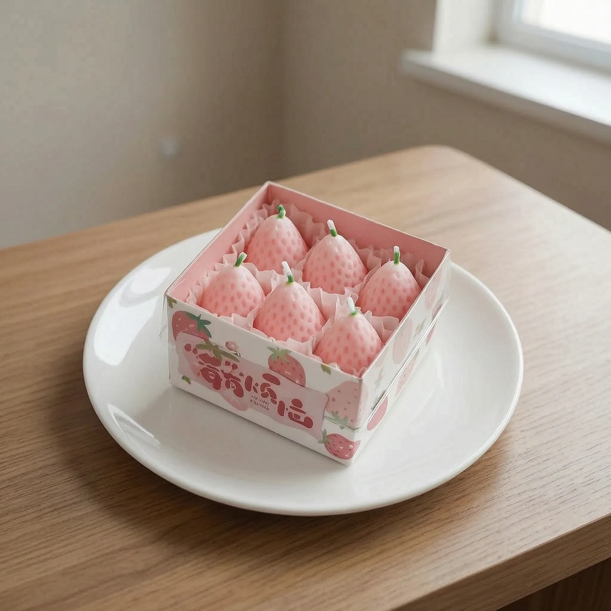 Nordspur | Berrina Miniature Strawberry Shaped Candles