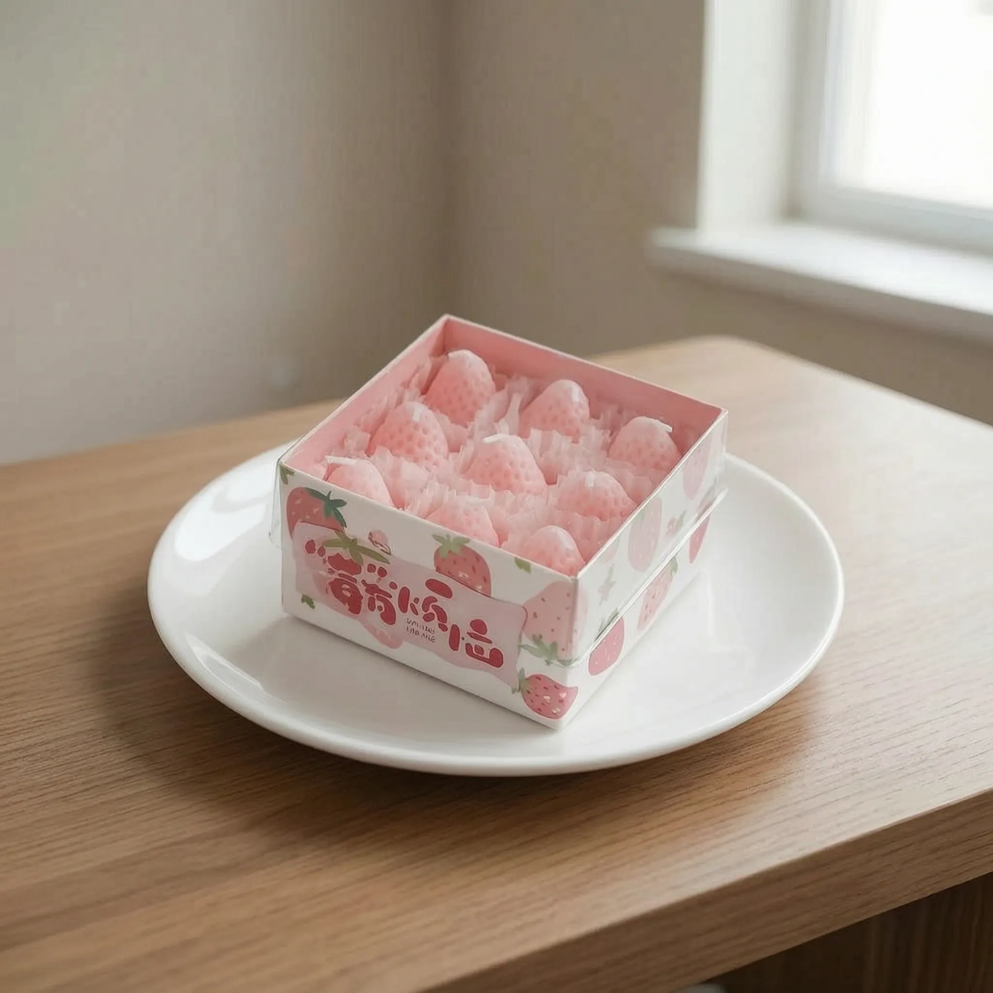 Nordspur | Berrina Miniature Strawberry Shaped Candles
