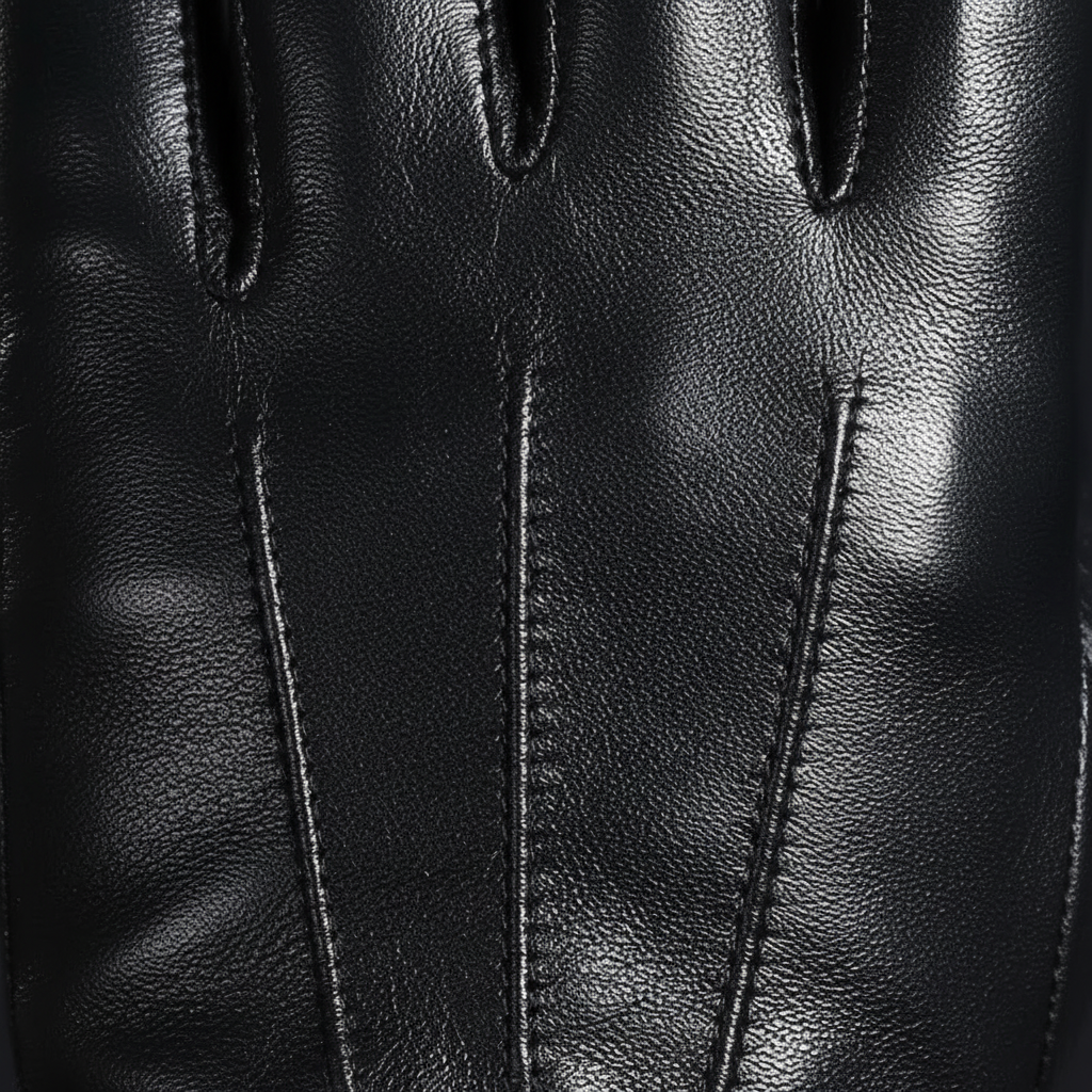 Nordspur | Black PU Leather Gloves