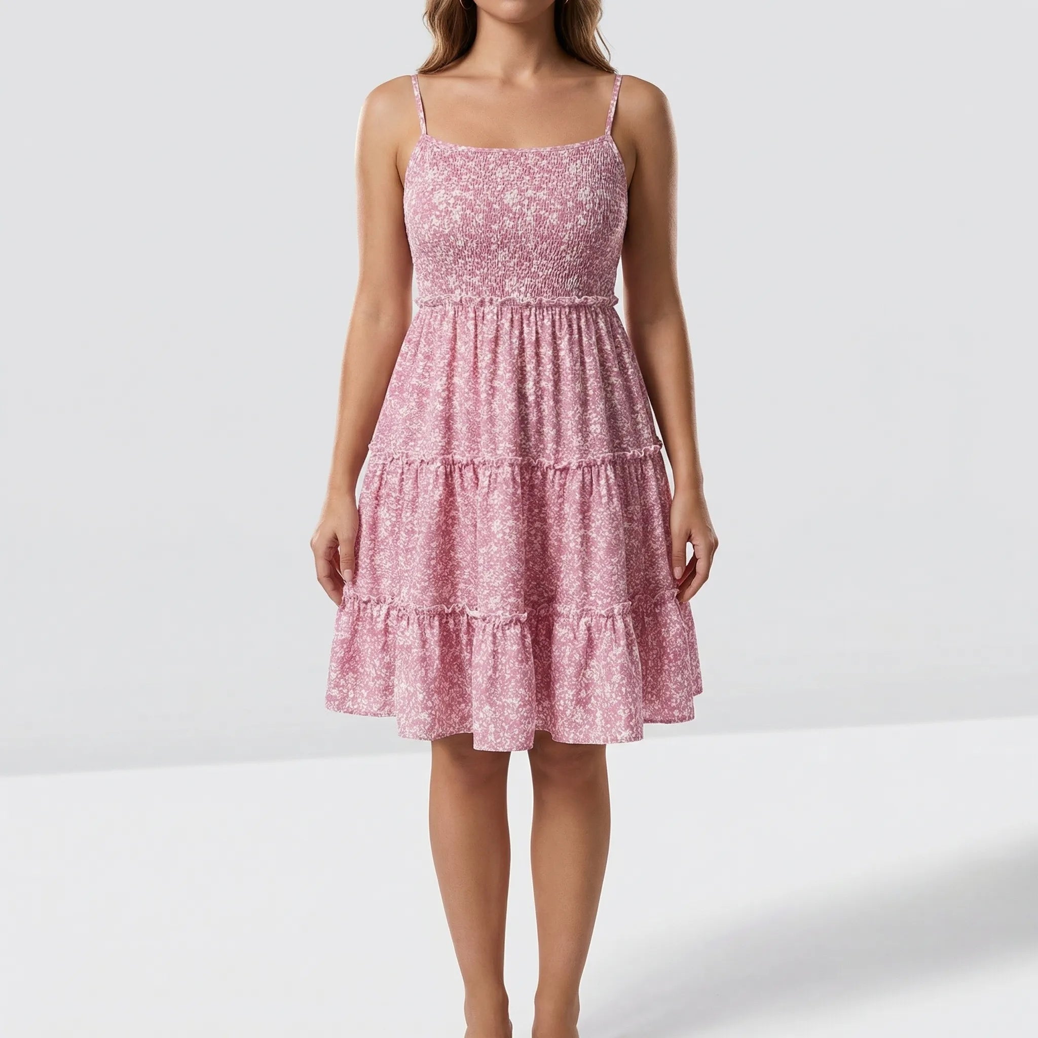 Nordspur | Bloomara Short Sleeve Floral Bodycon Mini Dress