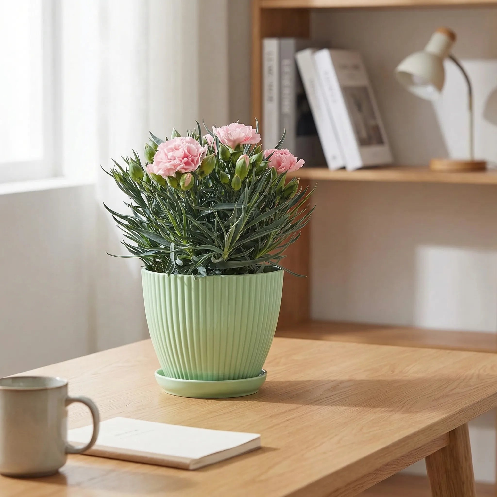 Nordspur | Bloomtray Round Double-Layer Small Flowerpot With Tray