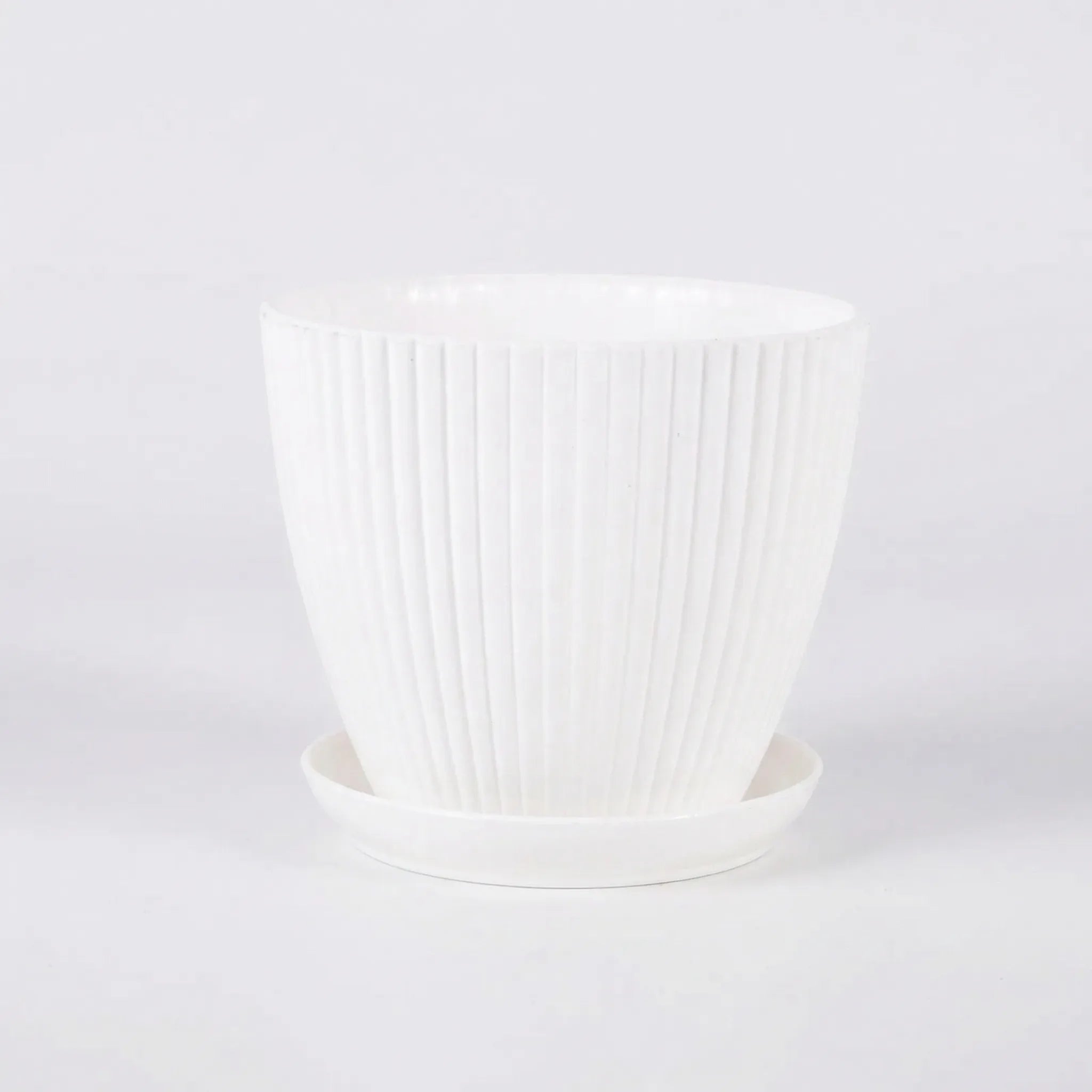 Nordspur | Bloomtray Round Double-Layer Small Flowerpot With Tray