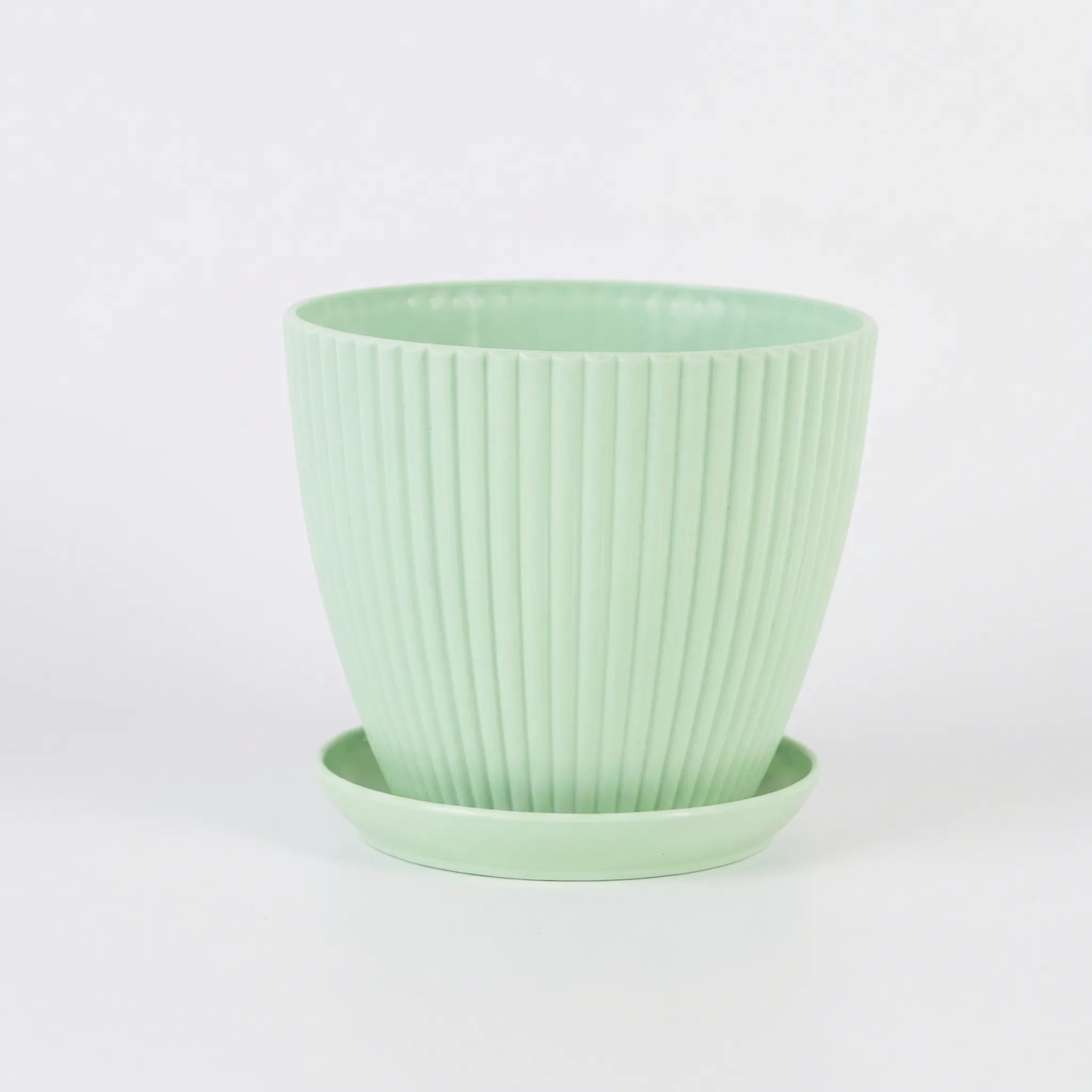 Nordspur | Bloomtray Round Double-Layer Small Flowerpot With Tray
