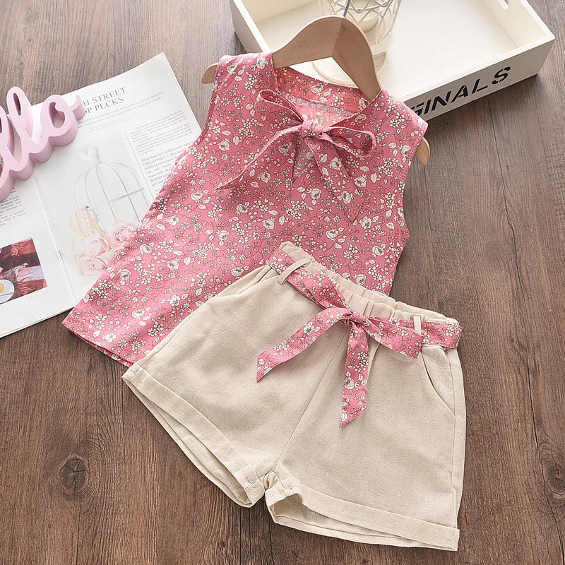 Nordspur | Blossette Sleeveless Vest And Shorts Set