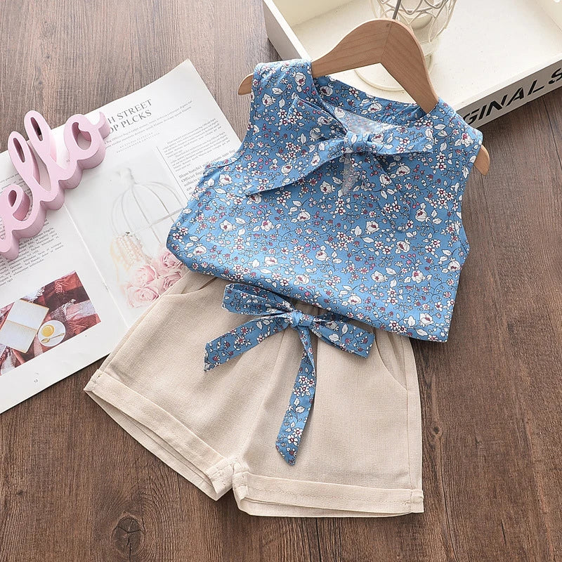 Nordspur | Blossette Sleeveless Vest And Shorts Set