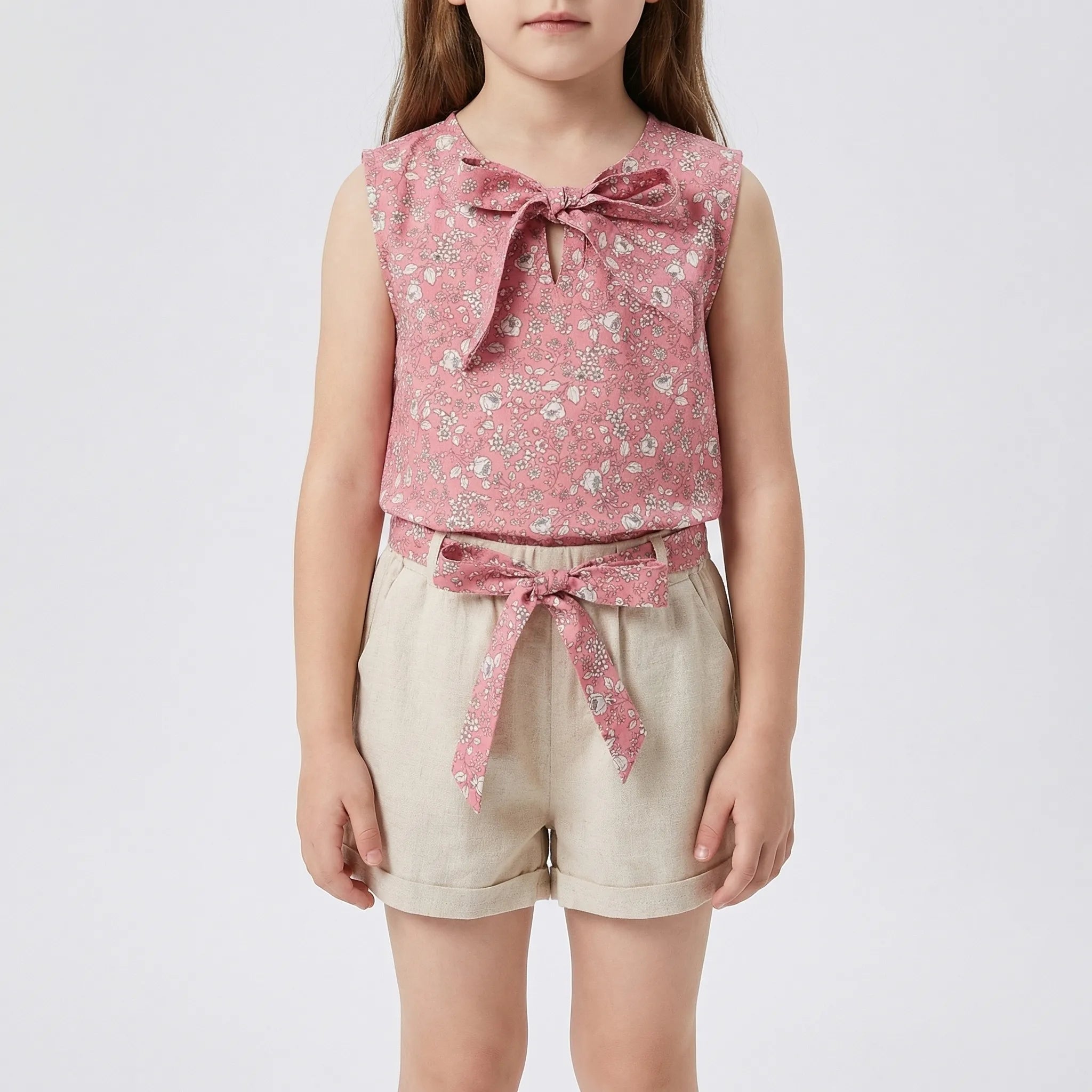 Nordspur | Blossette Sleeveless Vest And Shorts Set
