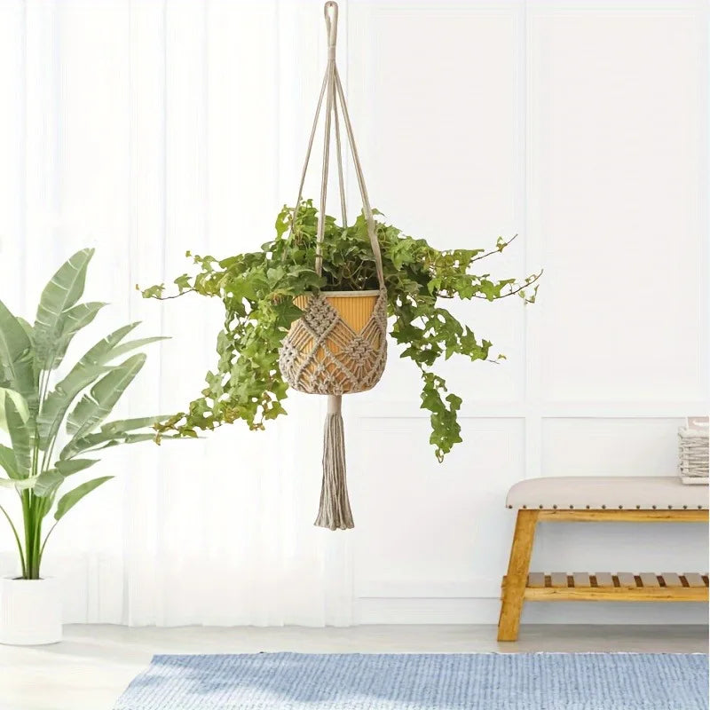 Nordspur | Bohovyne Boho Macrame Woven Plant Hanger