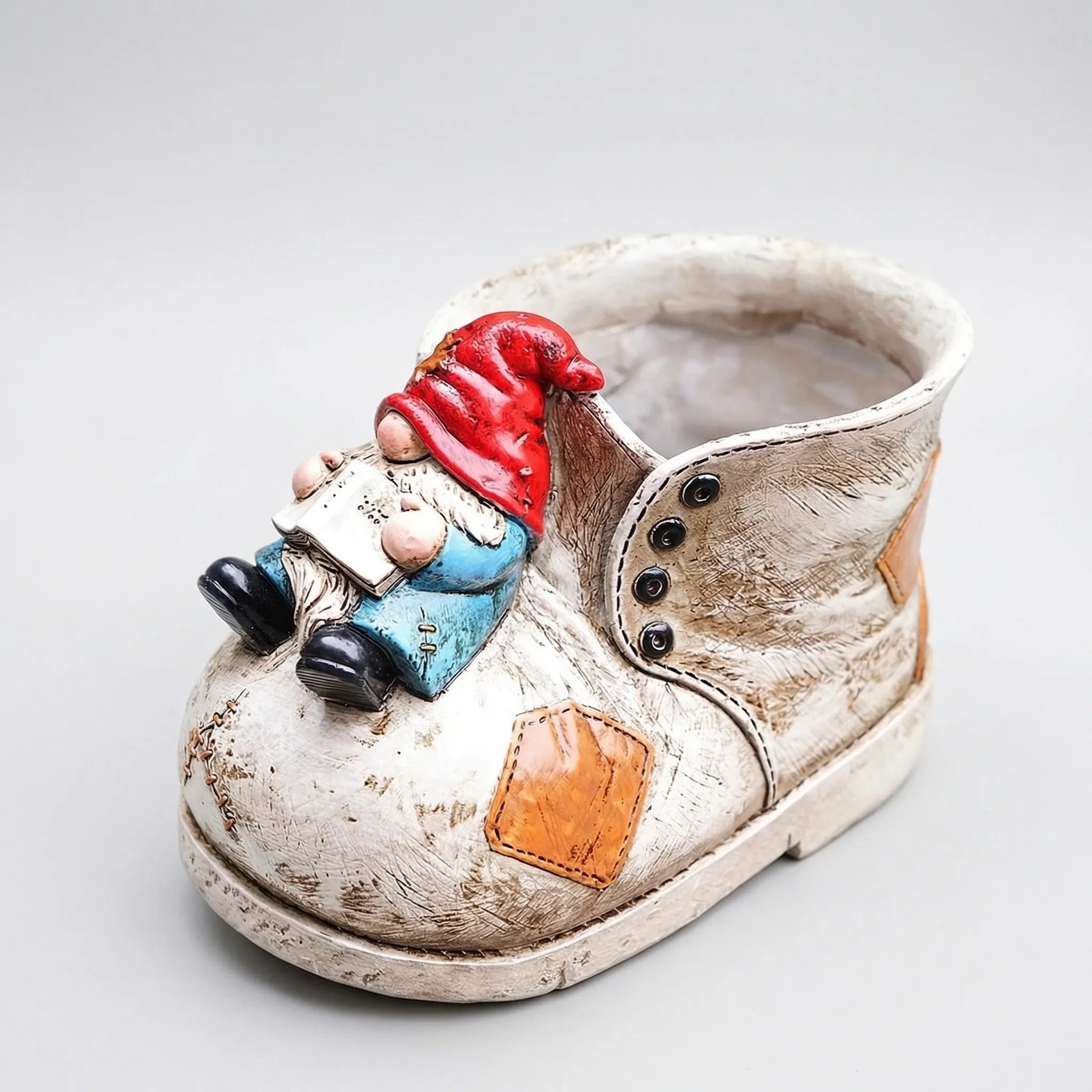 Nordspur | Bootella Hand-Painted Boot-Shaped Decorative Flowerpot