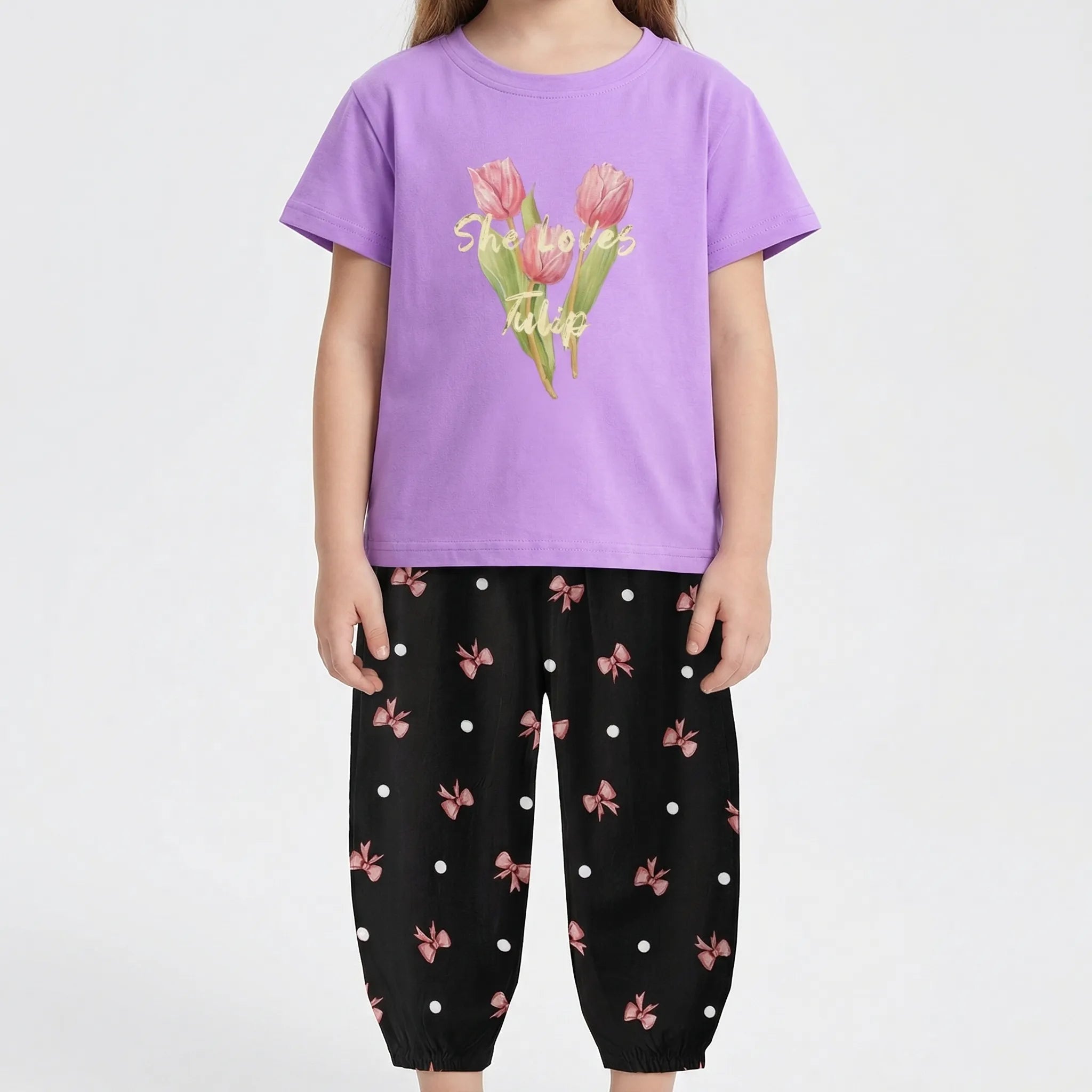 Nordspur | Bowlette 2-Piece Bow Print Girls Summer Set