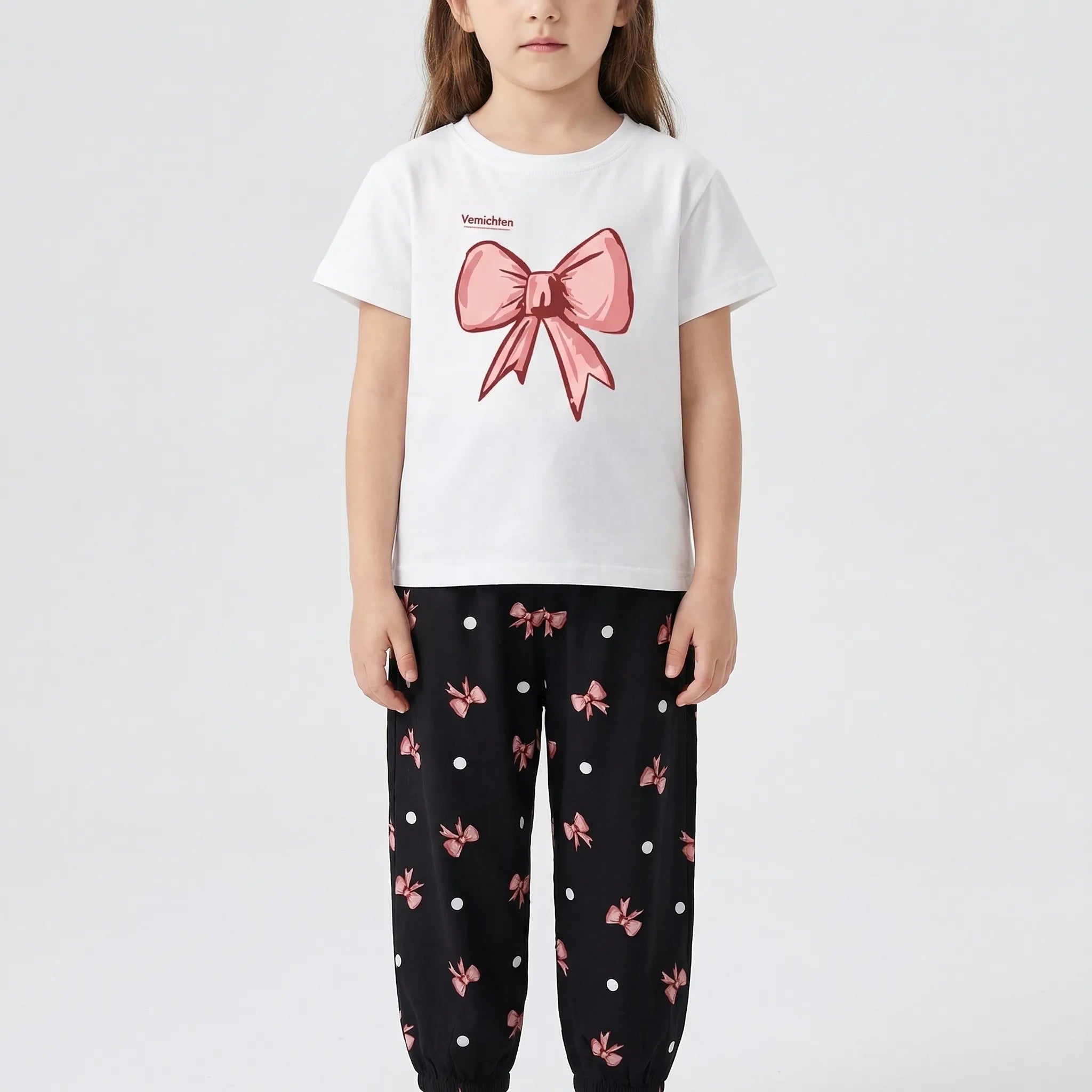 Nordspur | Bowlette 2-Piece Bow Print Girls Summer Set