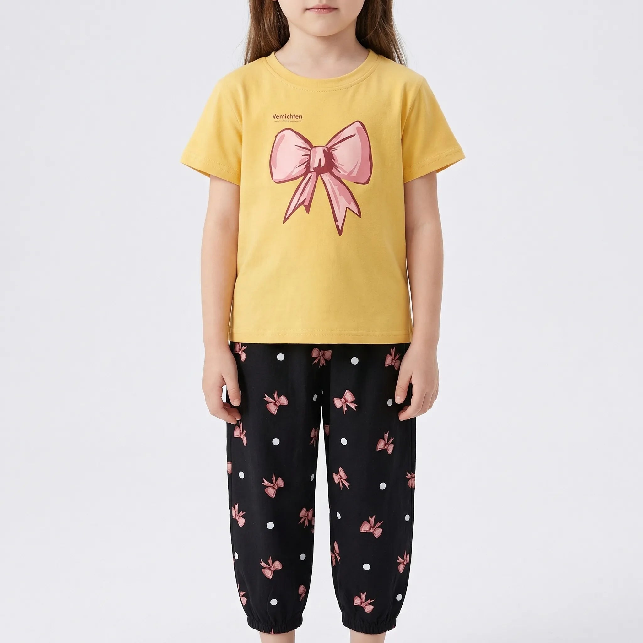 Nordspur | Bowlette 2-Piece Bow Print Girls Summer Set