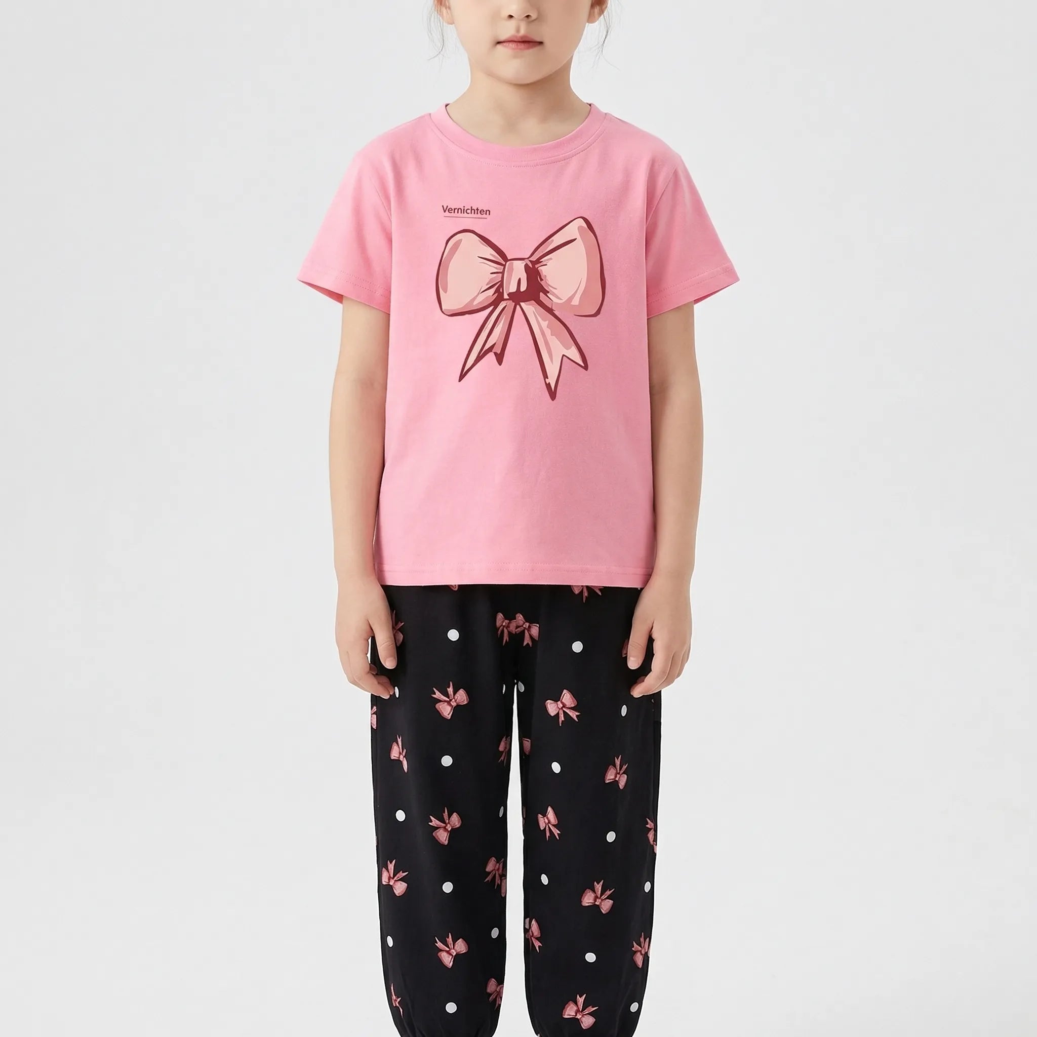 Nordspur | Bowlette 2-Piece Bow Print Girls Summer Set