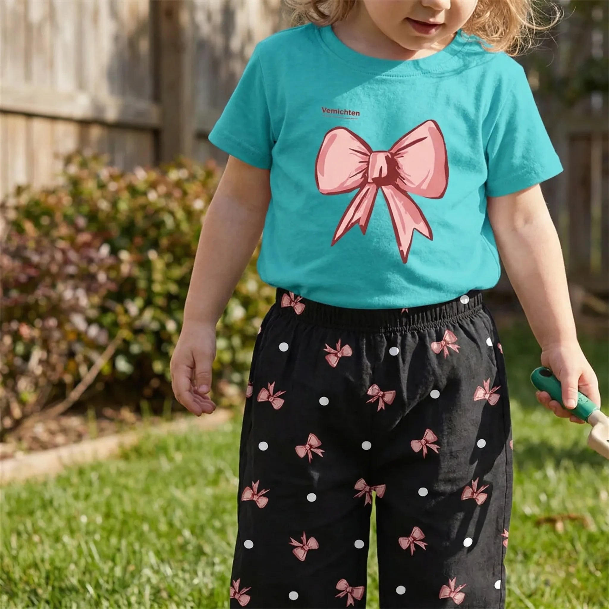 Nordspur | Bowlette 2-Piece Bow Print Girls Summer Set