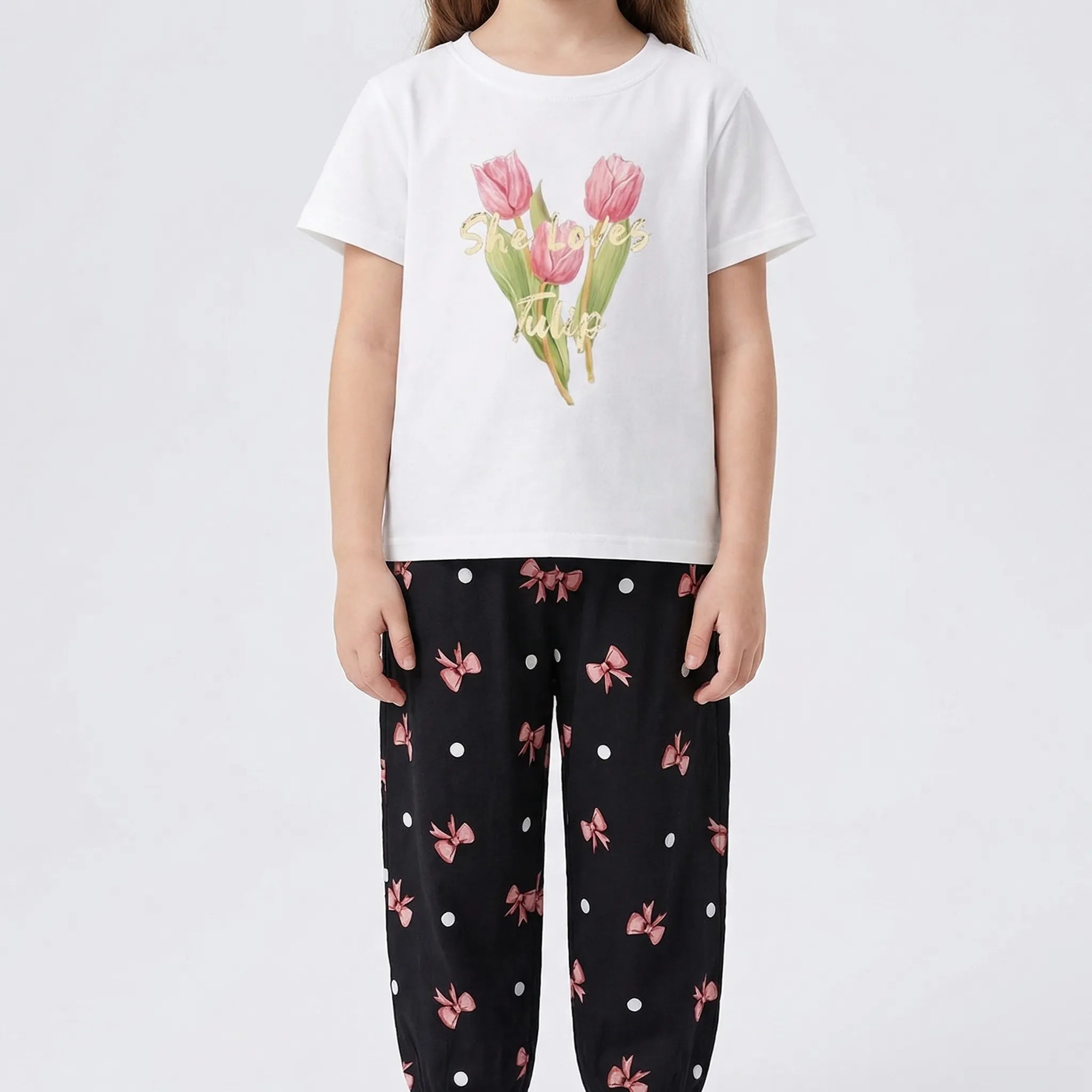 Nordspur | Bowlette 2-Piece Bow Print Girls Summer Set
