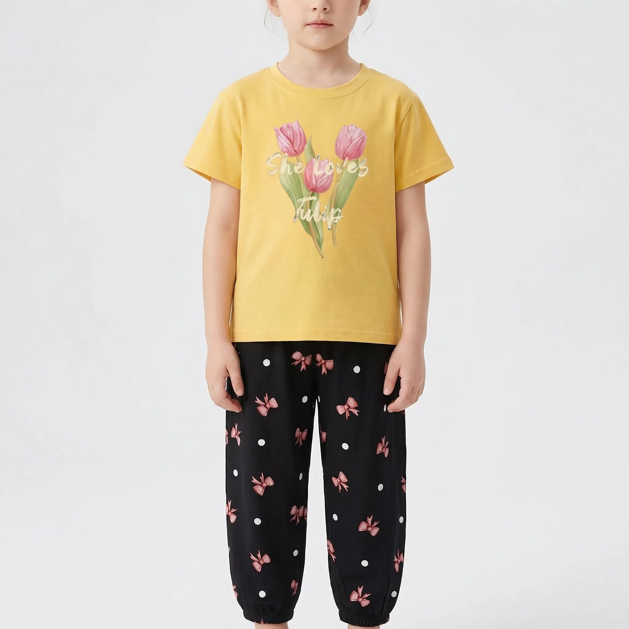 Nordspur | Bowlette 2-Piece Bow Print Girls Summer Set