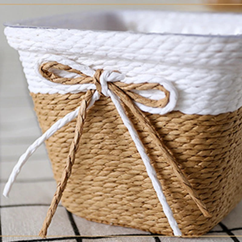 Nordspur | Bramblette Hand-Woven Two-Tone Planter Basket