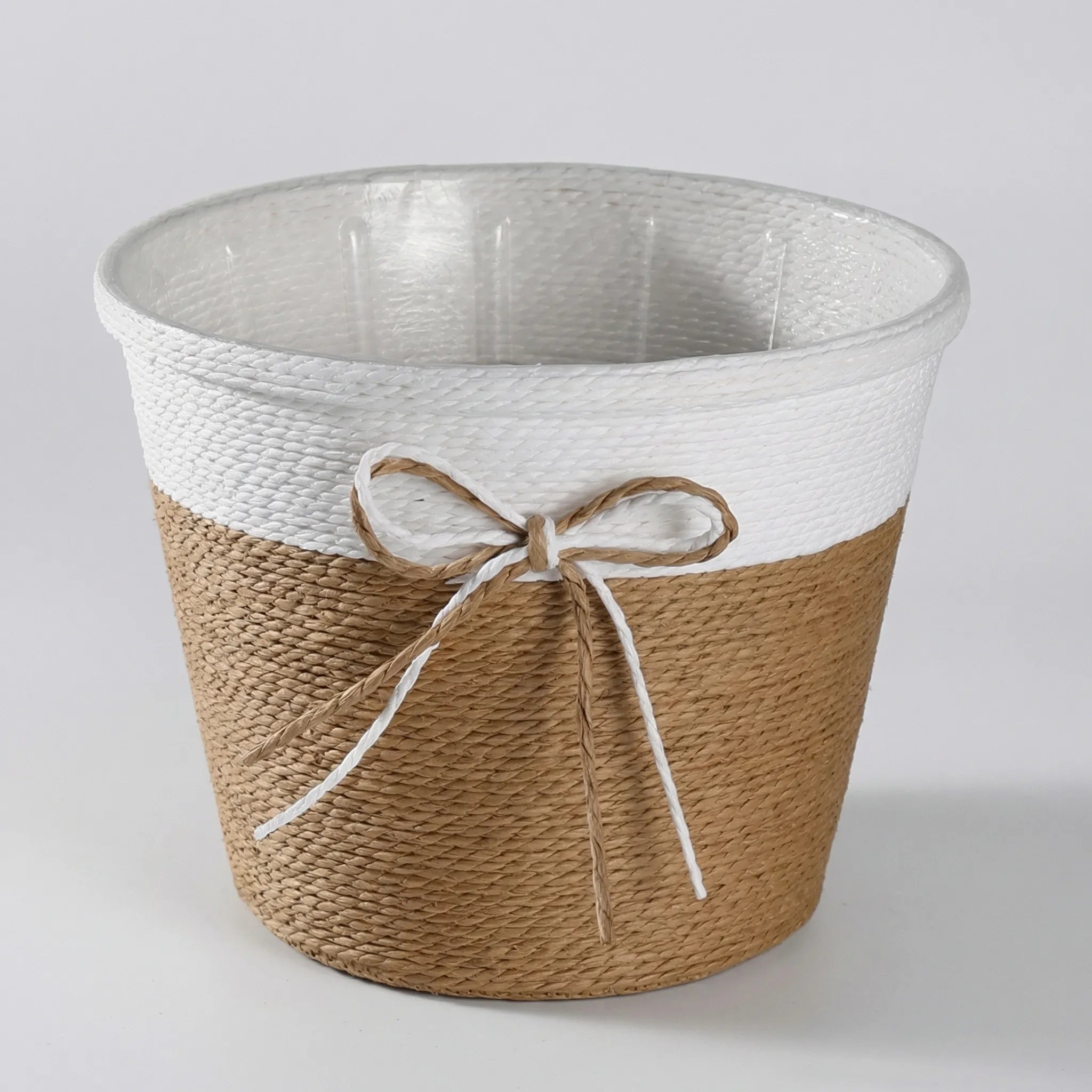 Nordspur | Bramblette Hand-Woven Two-Tone Planter Basket