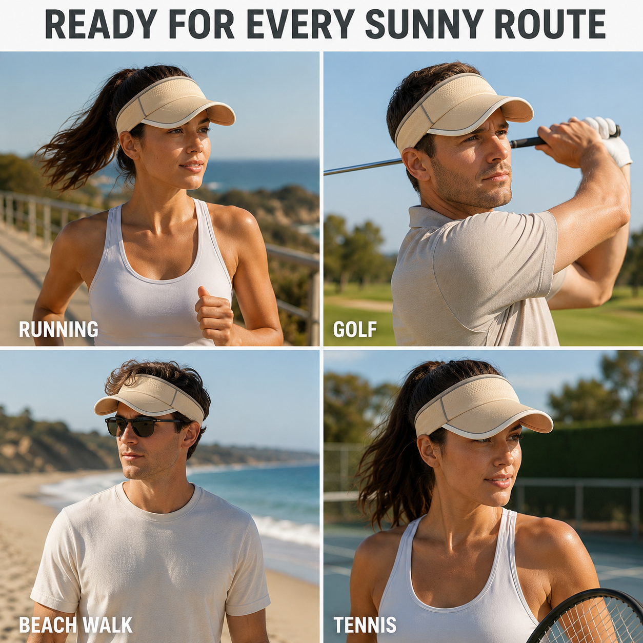 Nordspur | Breeva Wide Brim Sports Visor