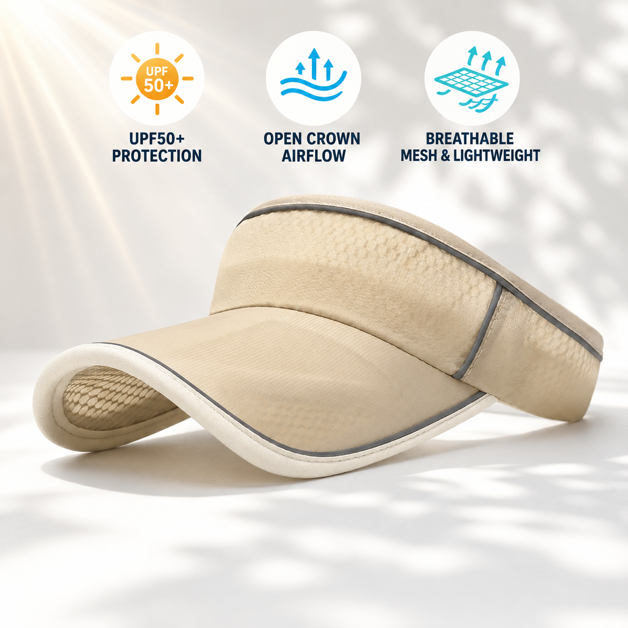 Nordspur | Breeva Wide Brim Sports Visor